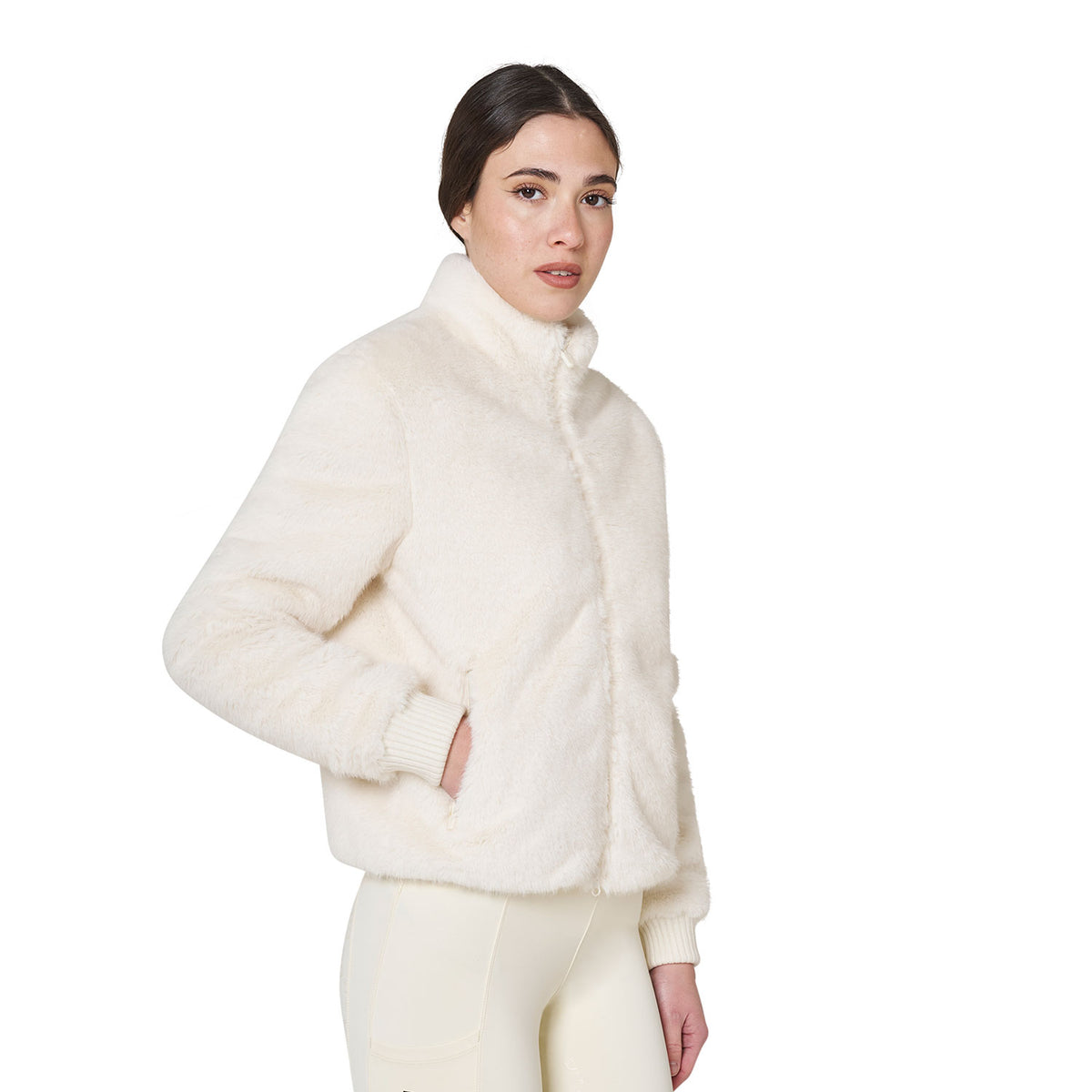 Women's outerwear in faux fur