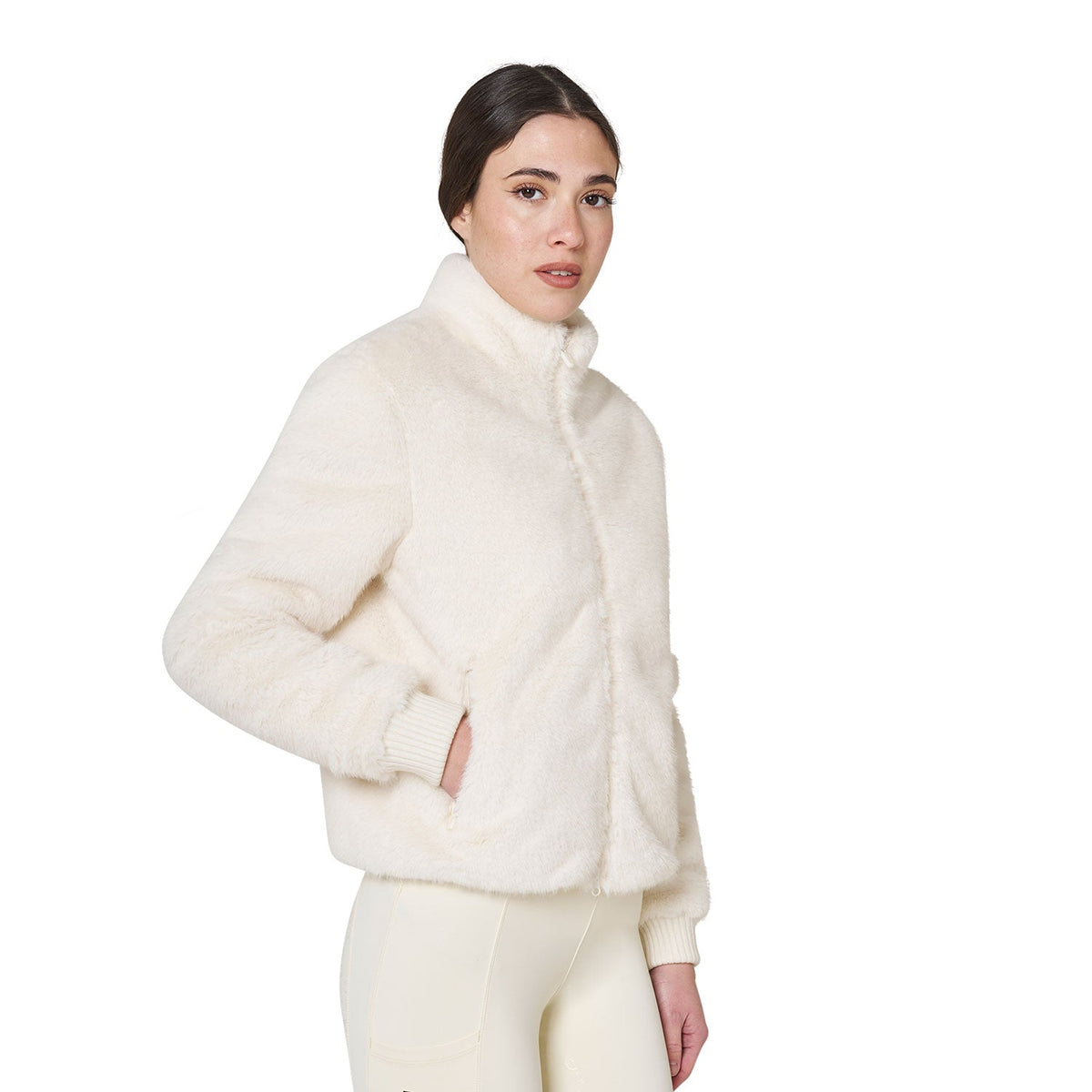 Women's outerwear in faux fur