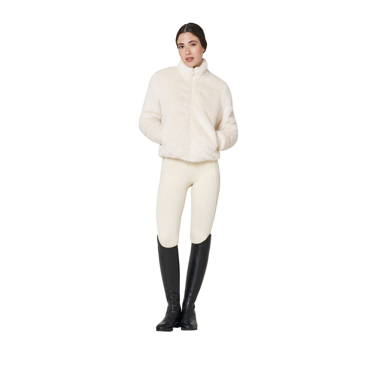 Women's outerwear in faux fur
