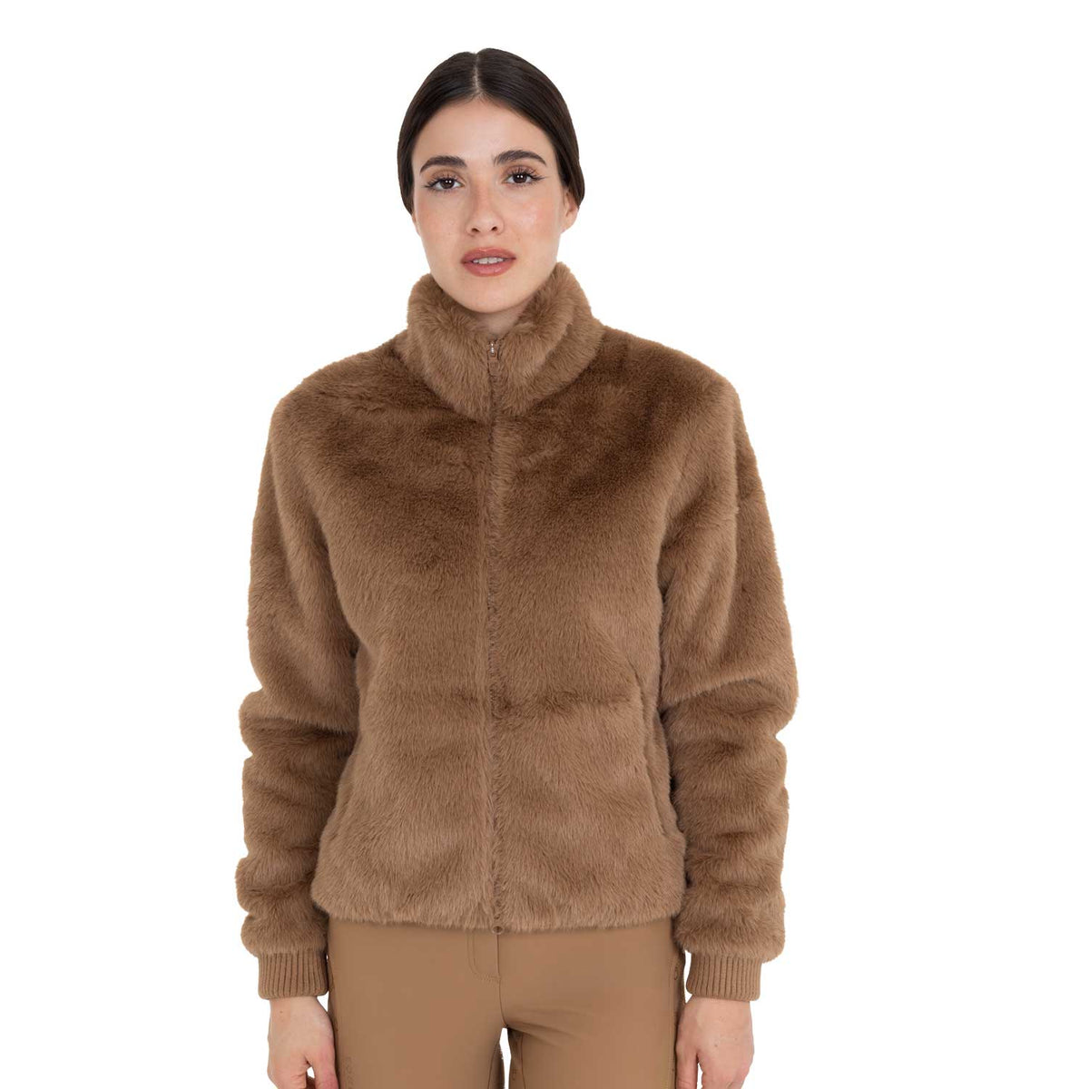 Women's outerwear in faux fur