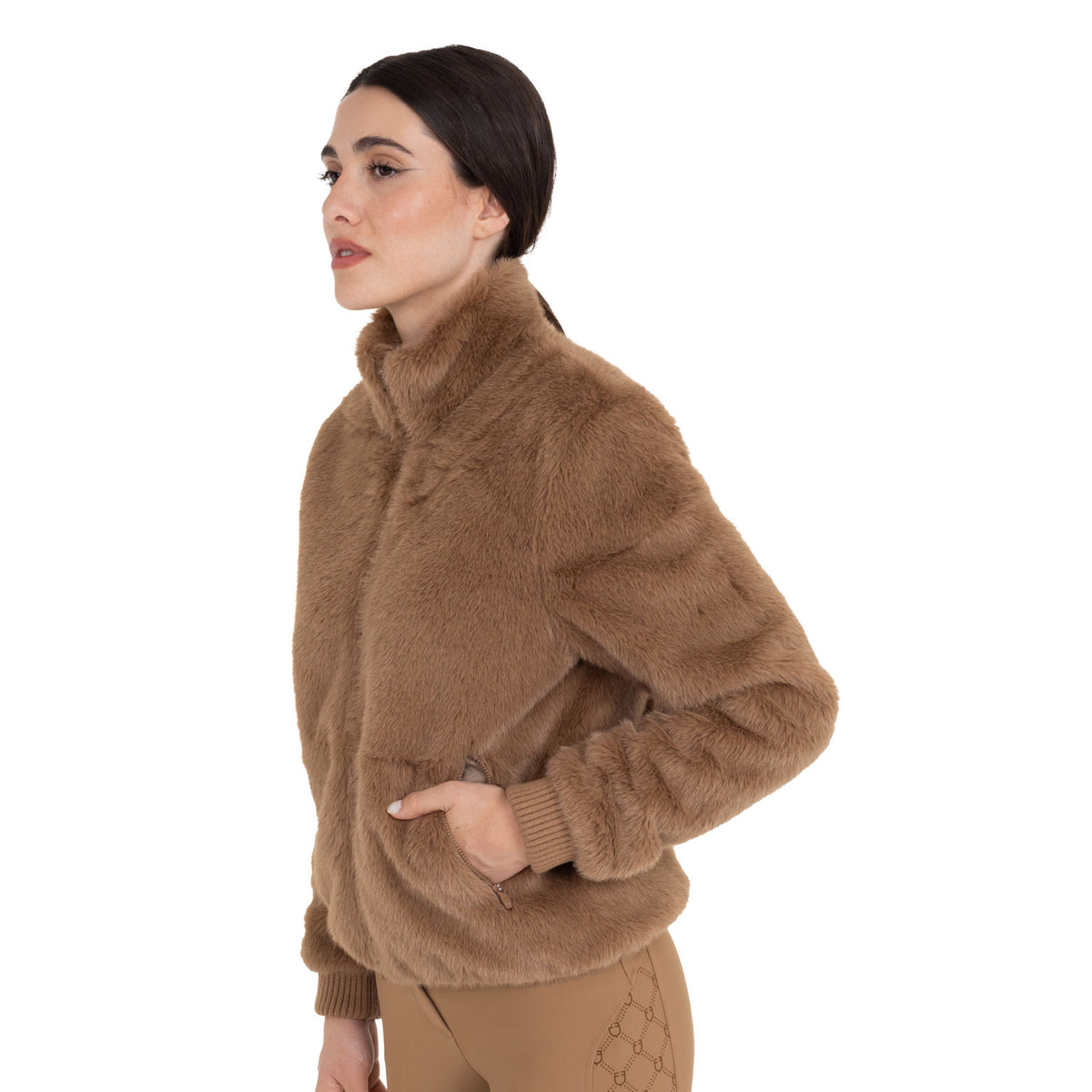 Women's outerwear in faux fur