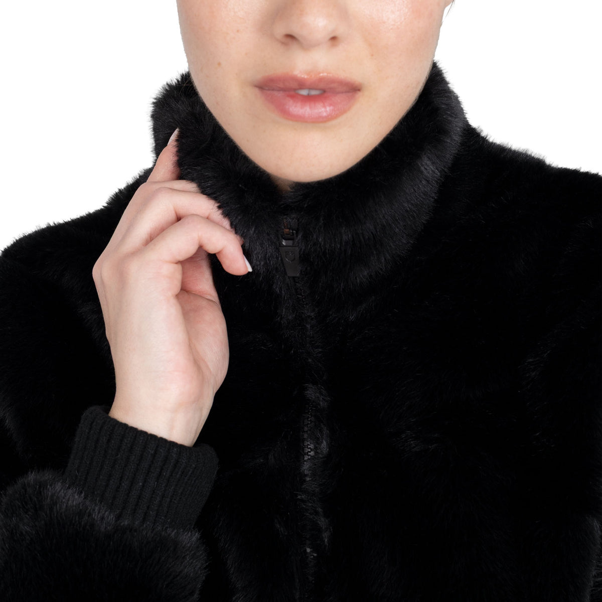 Women's outerwear in faux fur