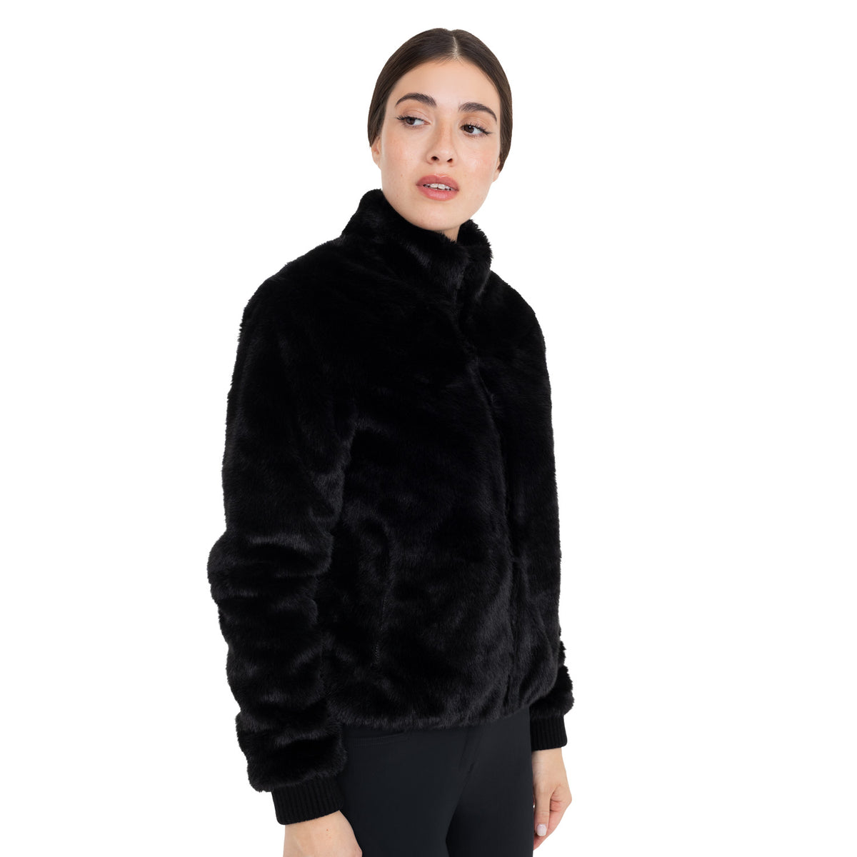Women's outerwear in faux fur