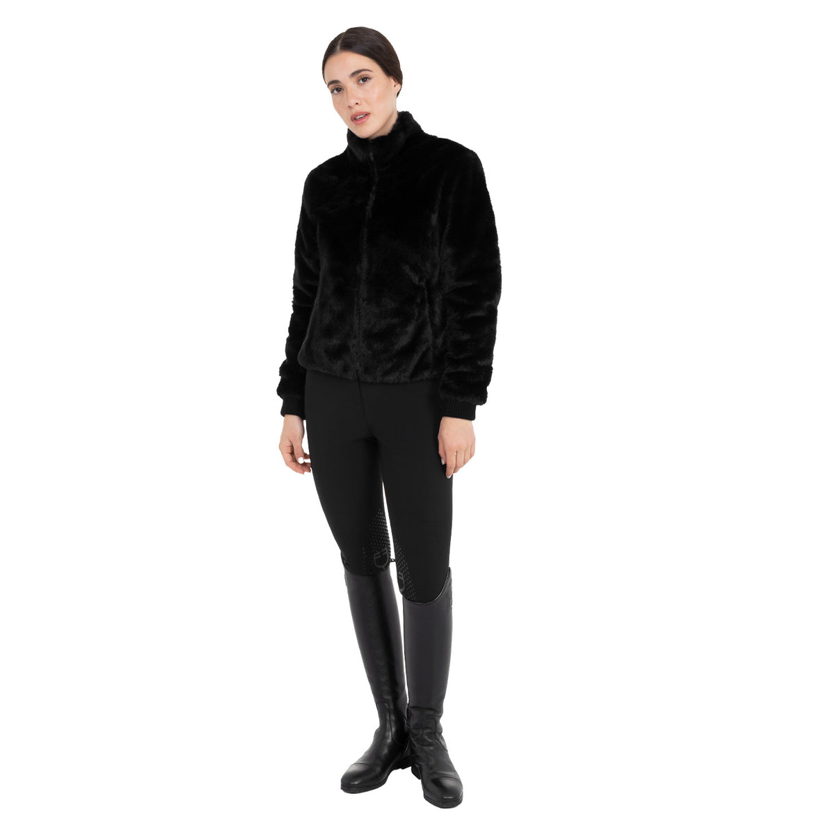 Women's outerwear in faux fur