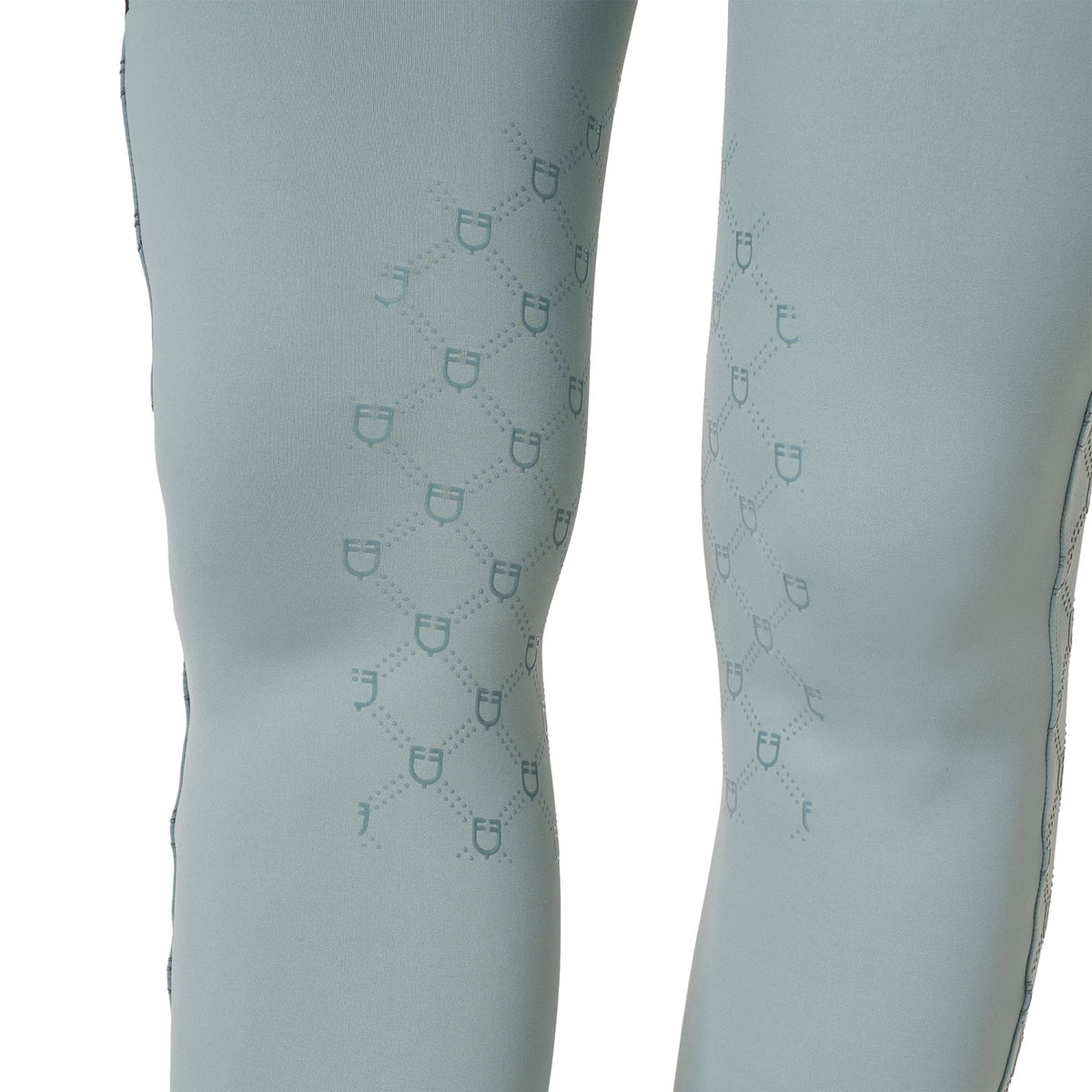 Women's high-waisted leggings in technical monogram fabric