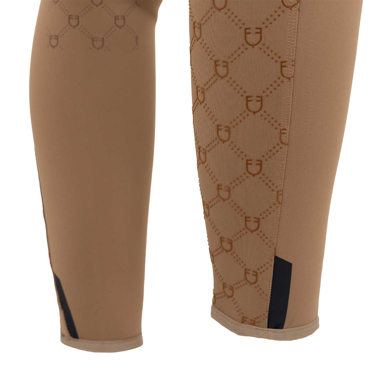 Women's high-waisted leggings in technical monogram fabric