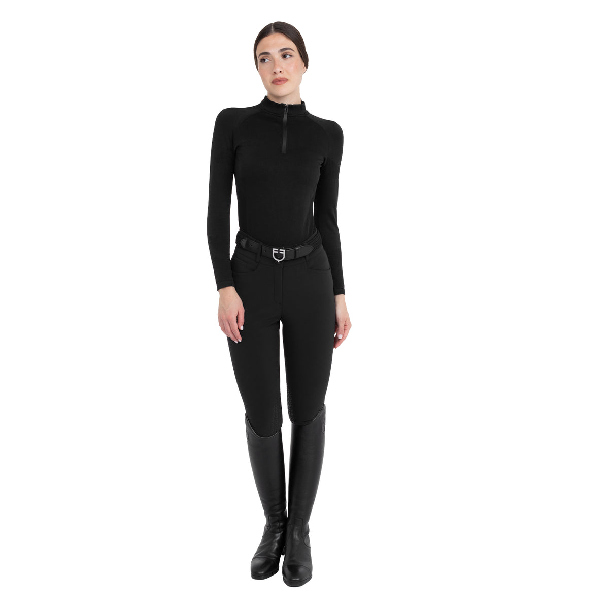 Women's high-waisted knee grip breeches