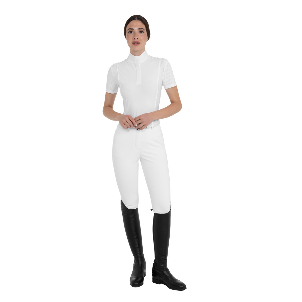 Women's high-waisted knee grip breeches