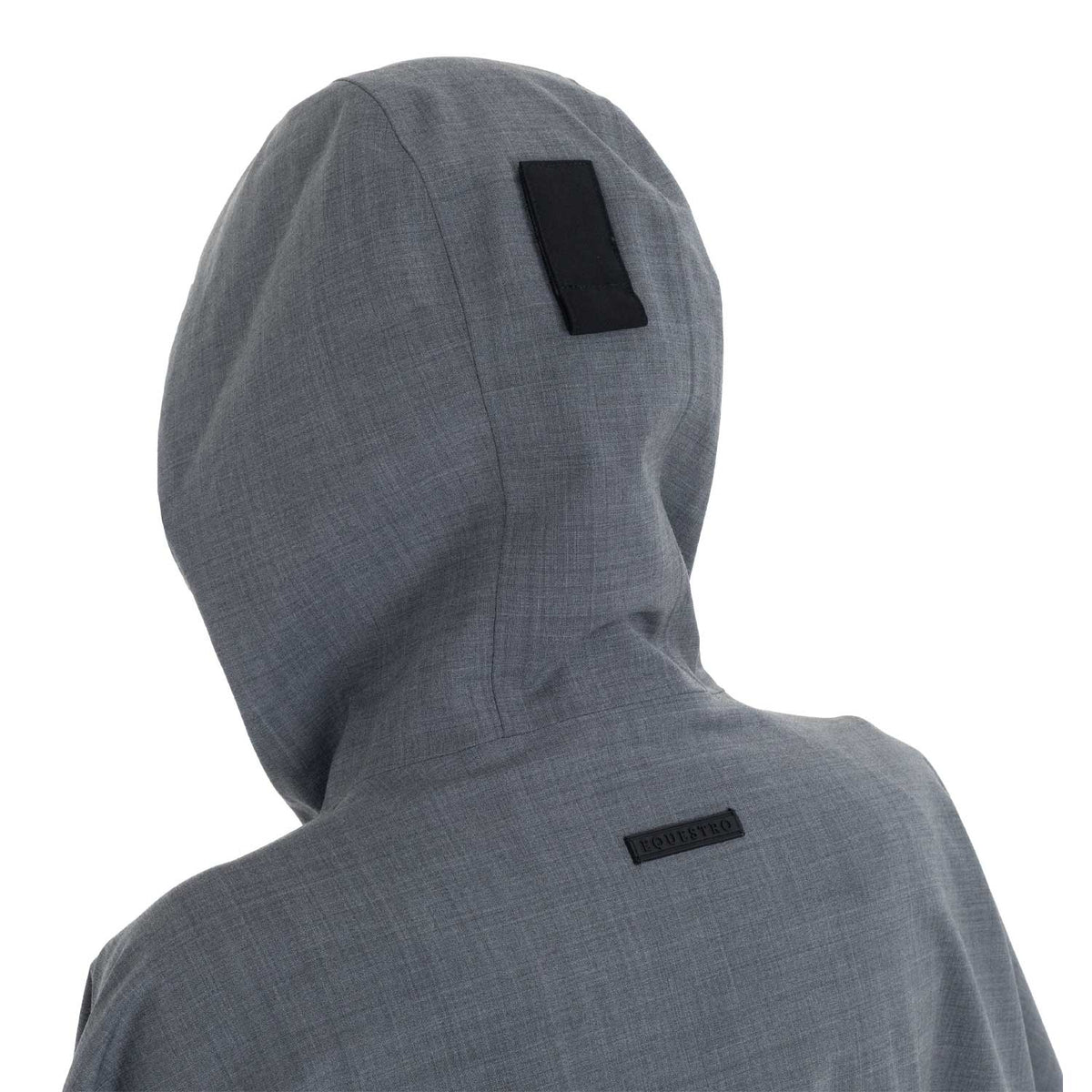 Women's rain-resistant cape in wool blend