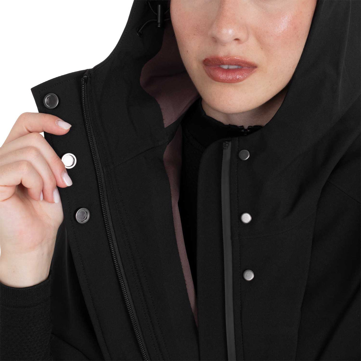 Women's technical rain cape