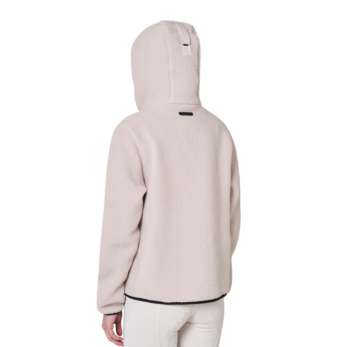 Women's teddy fleece hoodie with zip