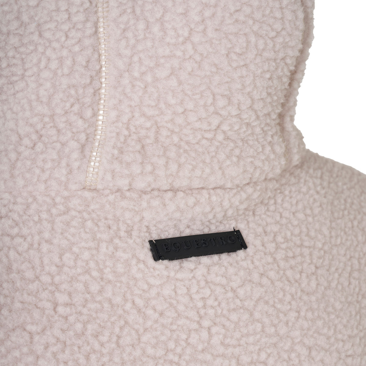 Women's teddy fleece hoodie with zip