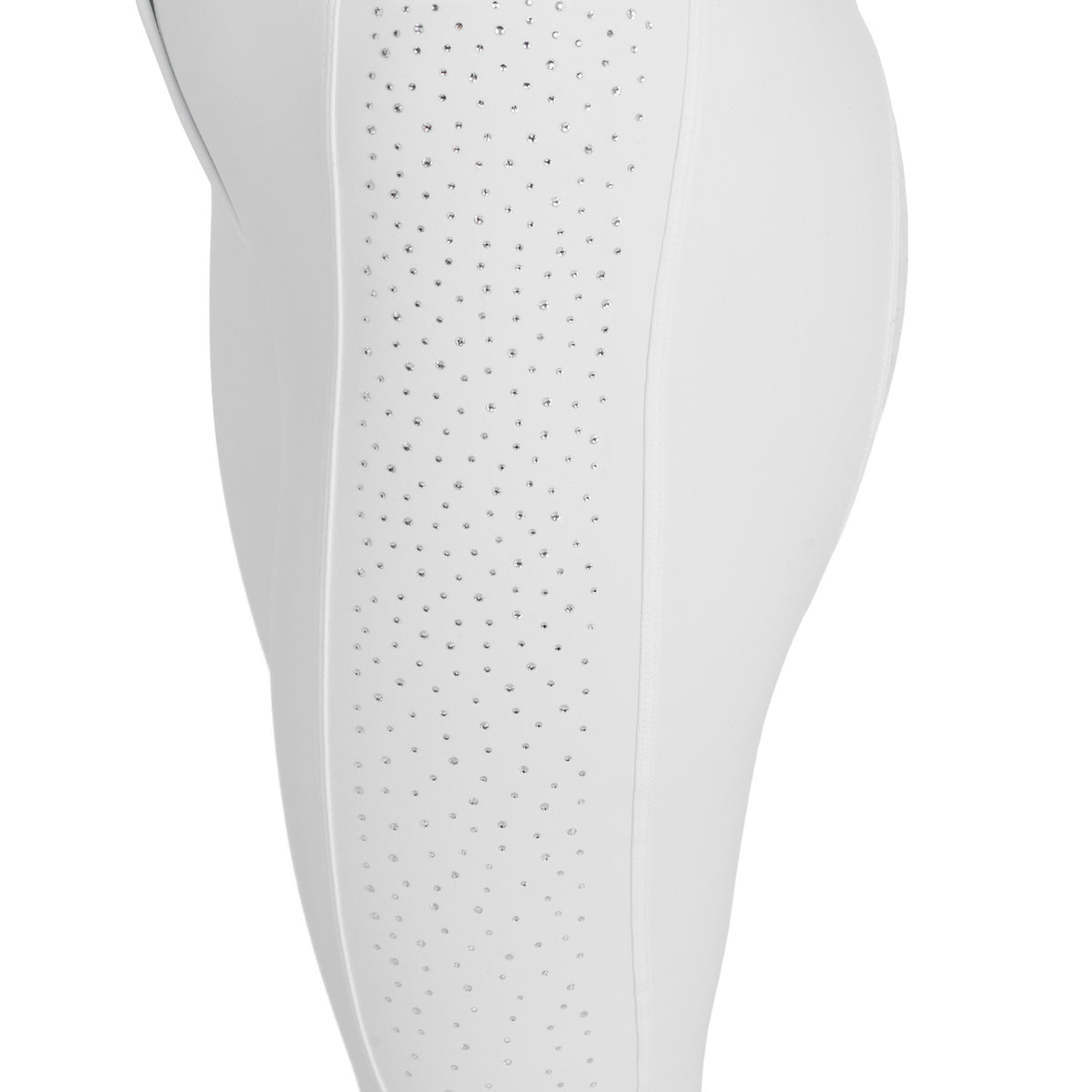 Women's high-waisted full grip breeches with rhinestones