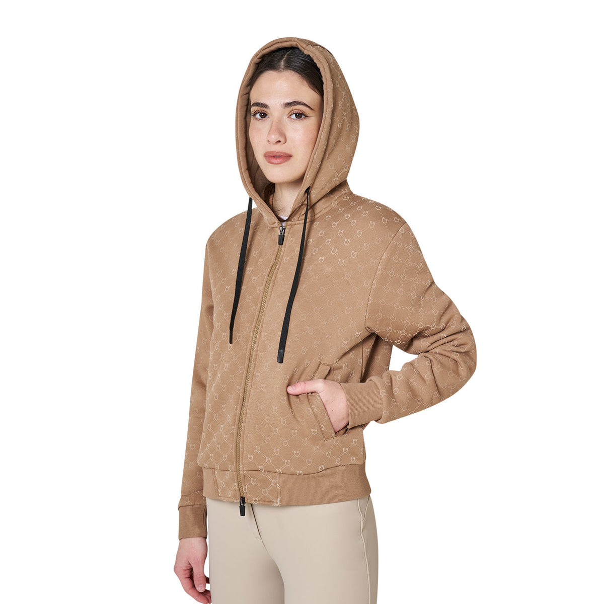 Women's monogram hooded sweatshirt