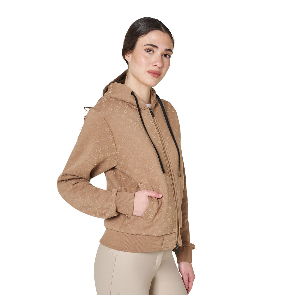Women's monogram hooded sweatshirt