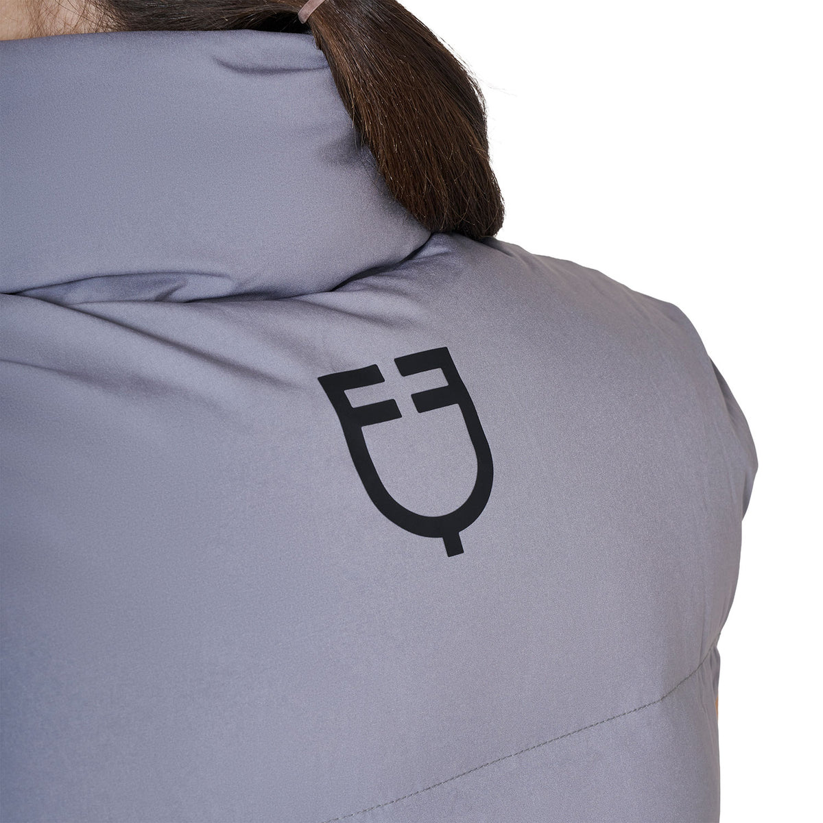 Women's padded high collar vest