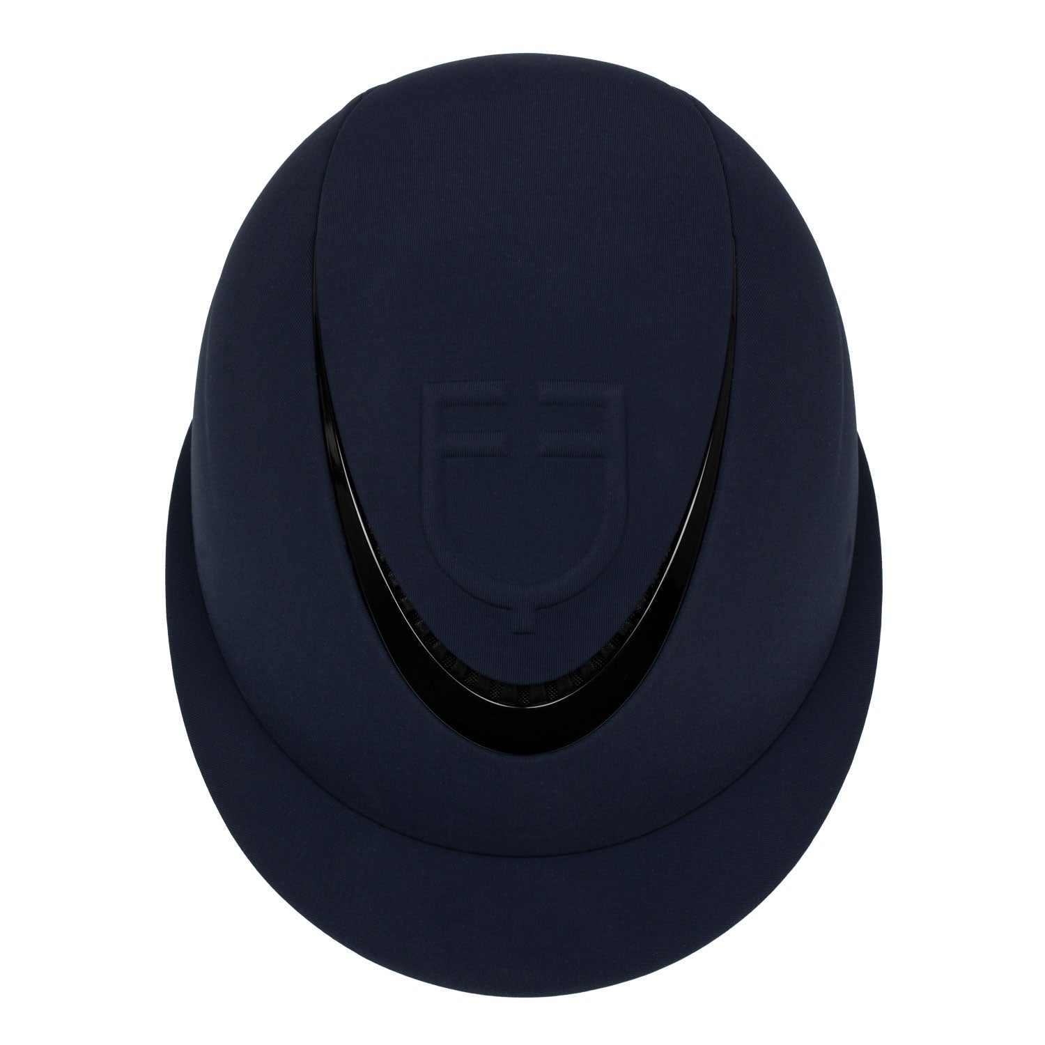 Women's helmet with wide visor and embossed logo homologation EN 1384-2023 NAVY / L (58-60 CM)
