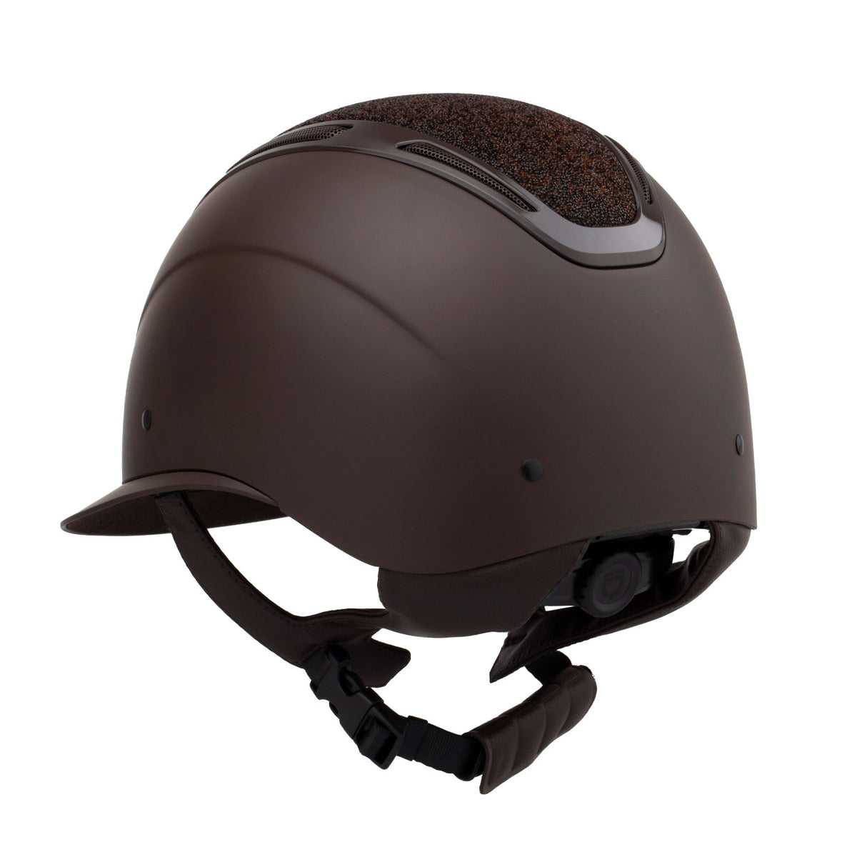 Women's Cap Apocalypse helmet with matte shell and glitter, ASTM F1163-23 certified