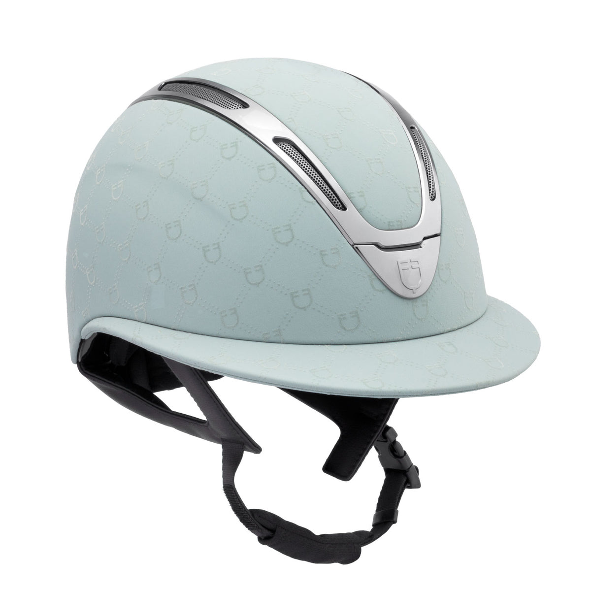 Women's Apocalypse cap with monogram shell covered in fabric, ASTM F1163-23 certified