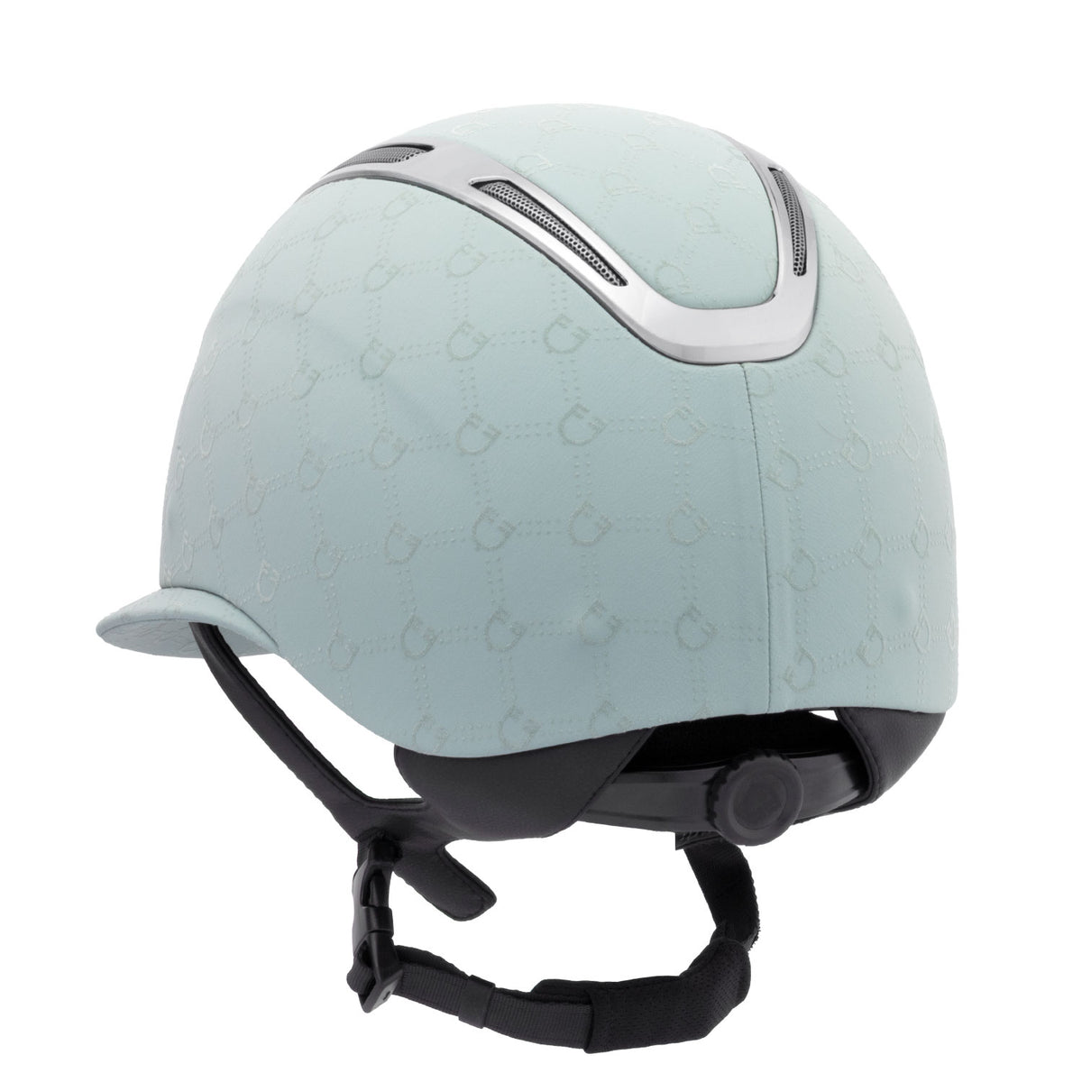 Women's Apocalypse cap with monogram shell covered in fabric, ASTM F1163-23 certified