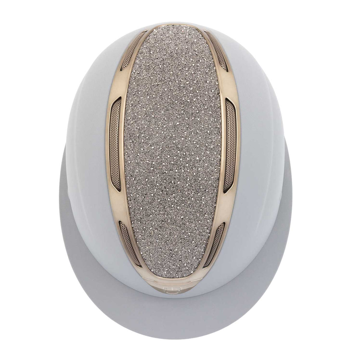 Women’s Apocalypse helmet with covered shell and rhinestones, ASTM F1163-23 certified