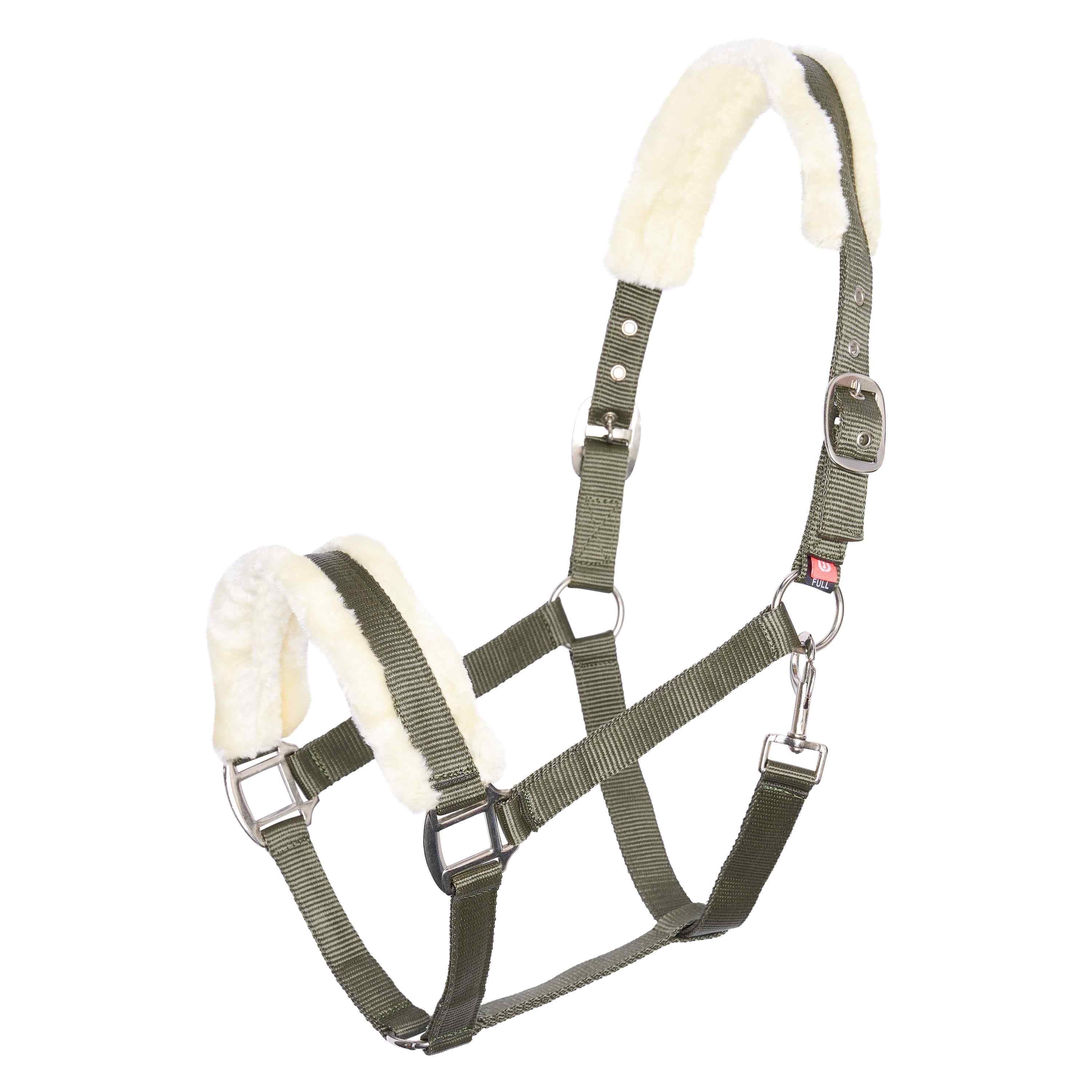 Headcollar IRHClassic Fur Olive green / F/S