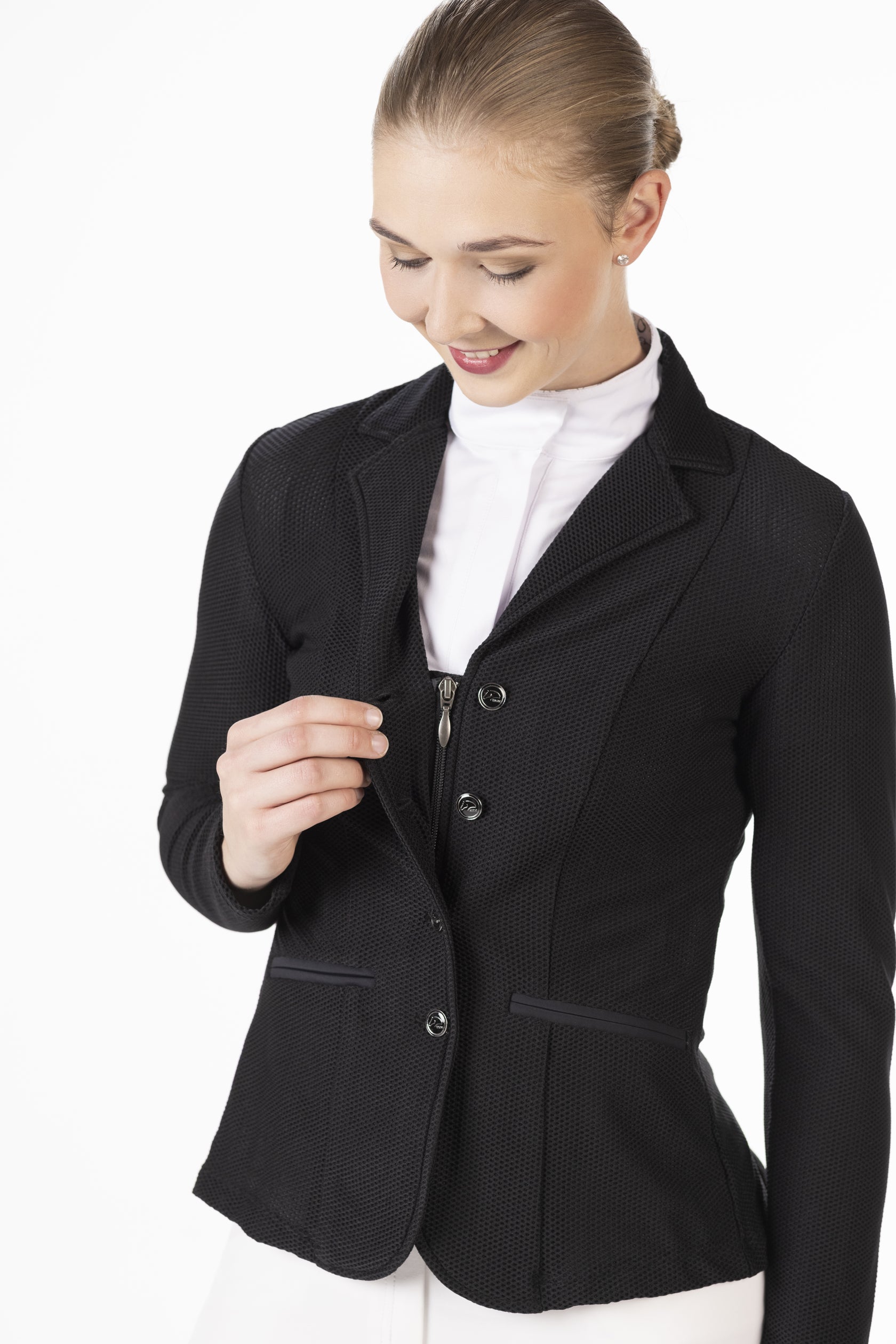 Competition jacket -Mesh Linda- 9100 black / 34