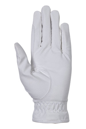 Riding gloves -Competition- 1238 white/rose / XS