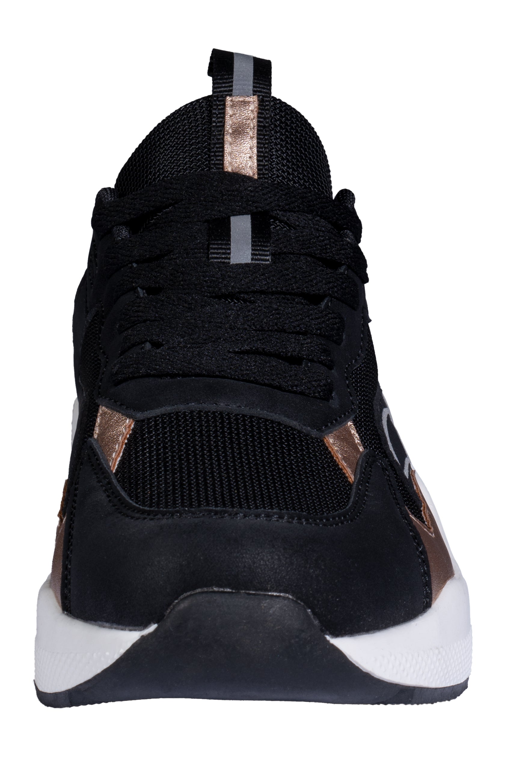 Sneaker -Rosegold Glamour- Style 9100 black / 42