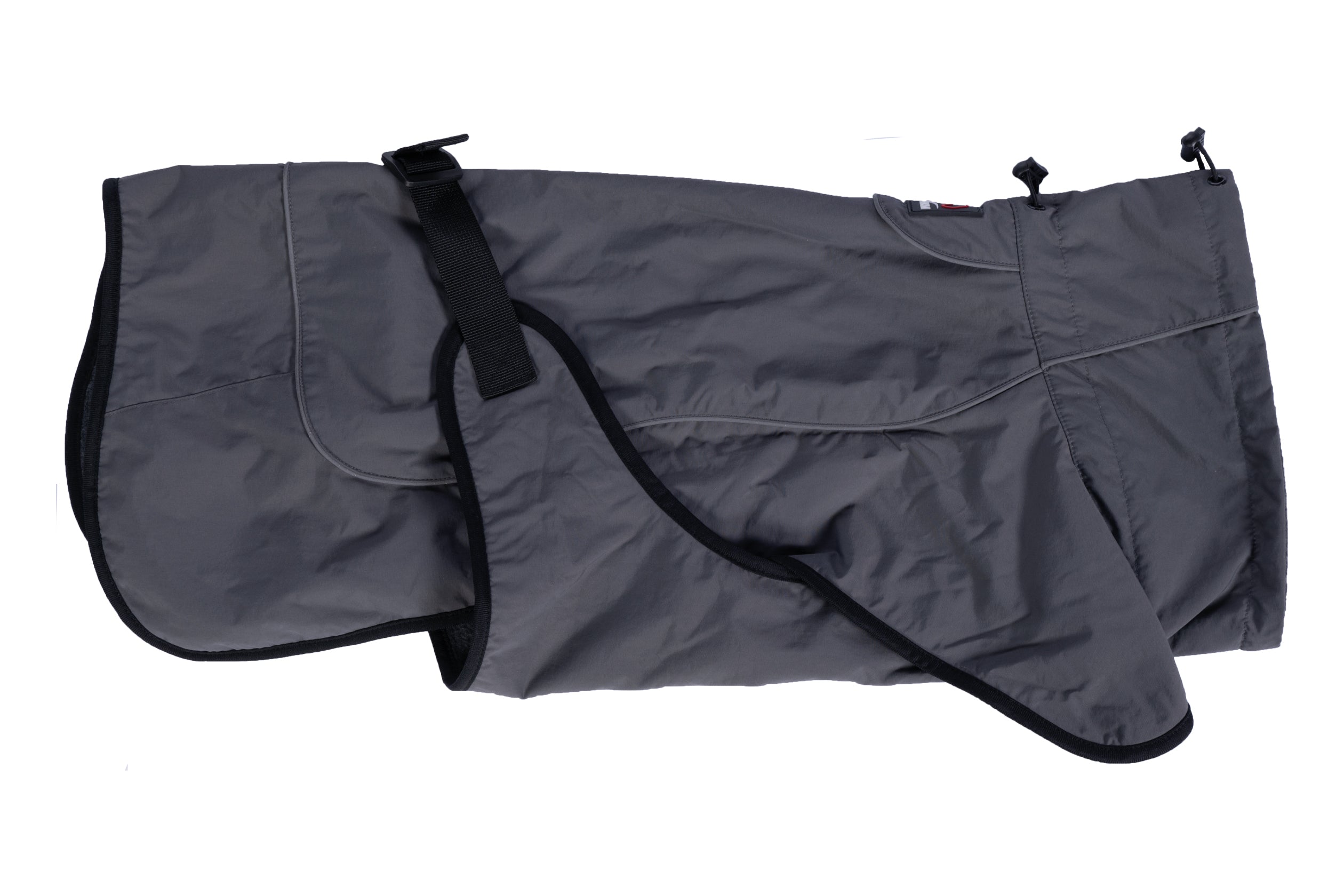 Dog coat -Buddy- with fleece lining 9300 deep grey / M