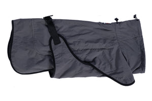 Dog coat -Buddy- with fleece lining 9300 deep grey / M