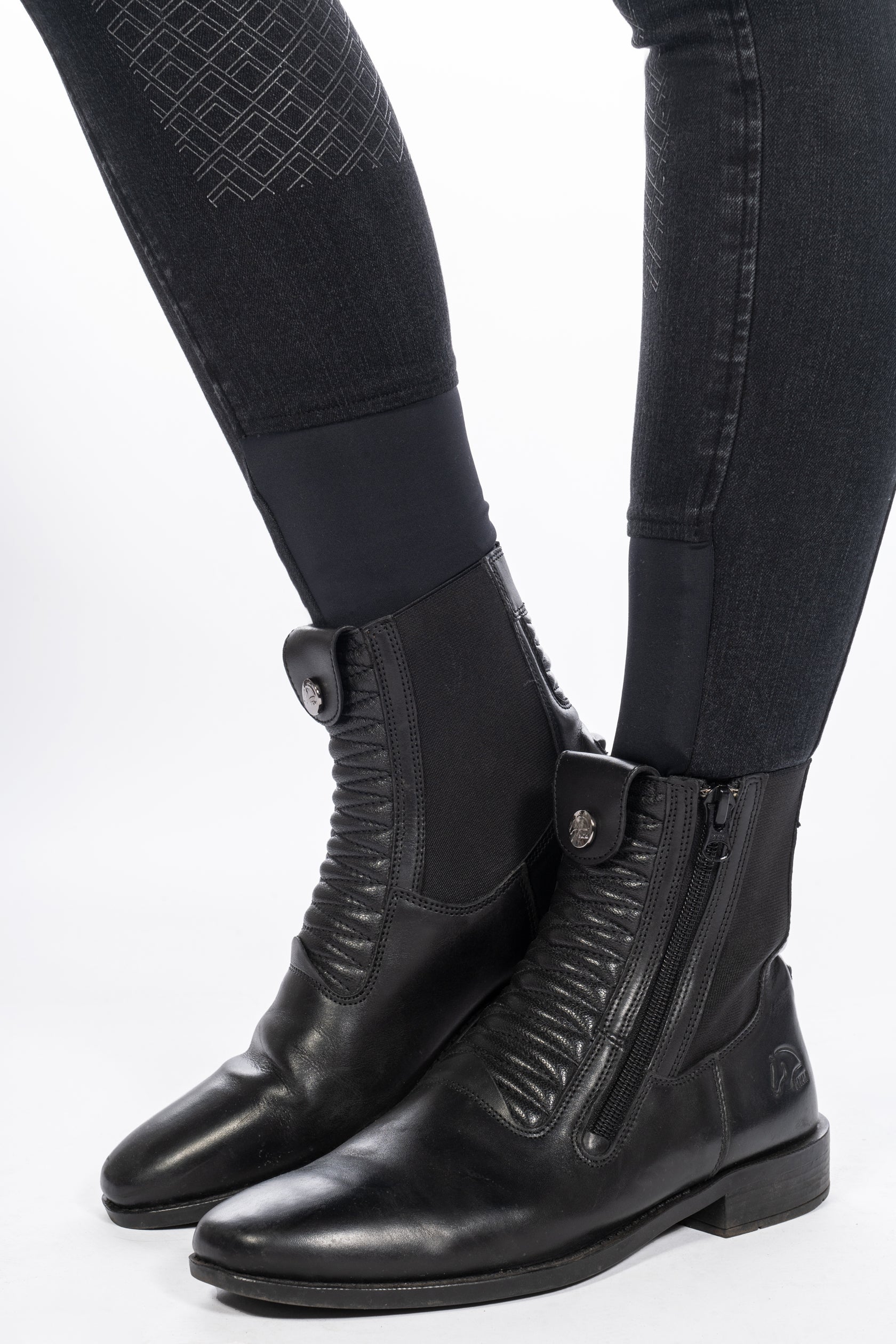 Riding breeches -Harbour Island Denim- s. f. seat 9100 black / EU46/UK36/US34