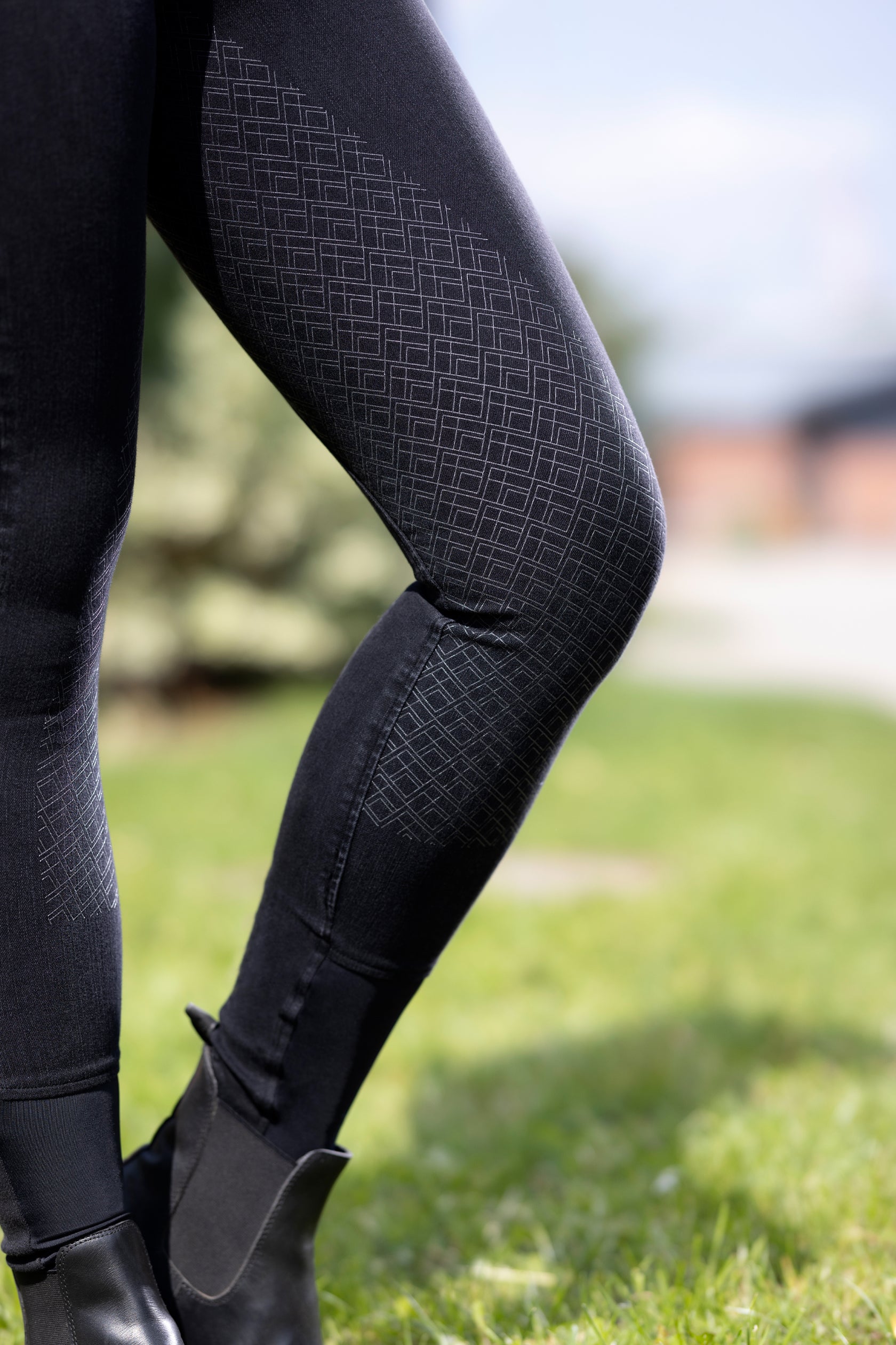 Riding breeches -Harbour Island Denim- s. f. seat 9100 black / EU46/UK36/US34