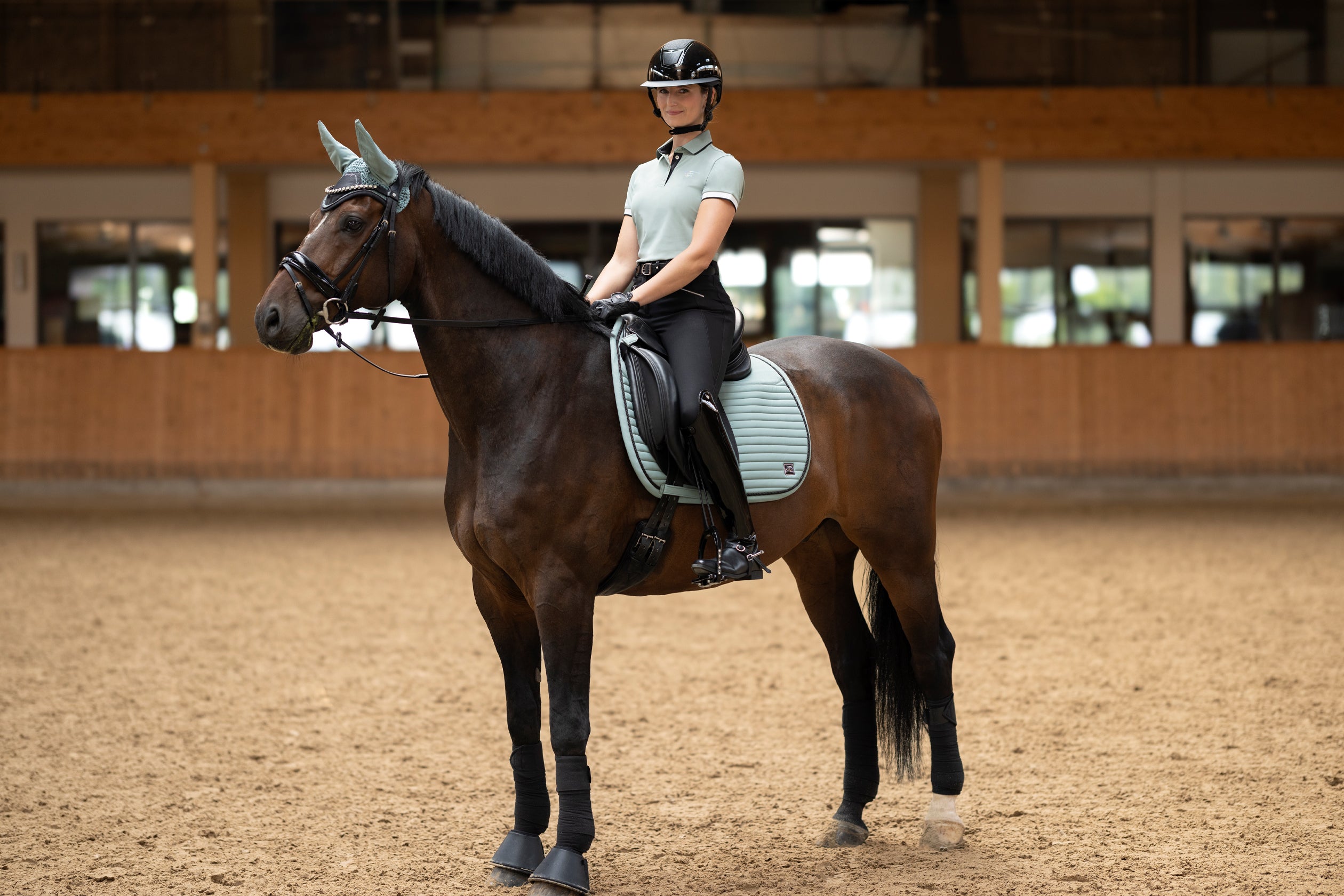 Saddle cloth -Harbour Island Sportive- 5412 sage / Pony dressage