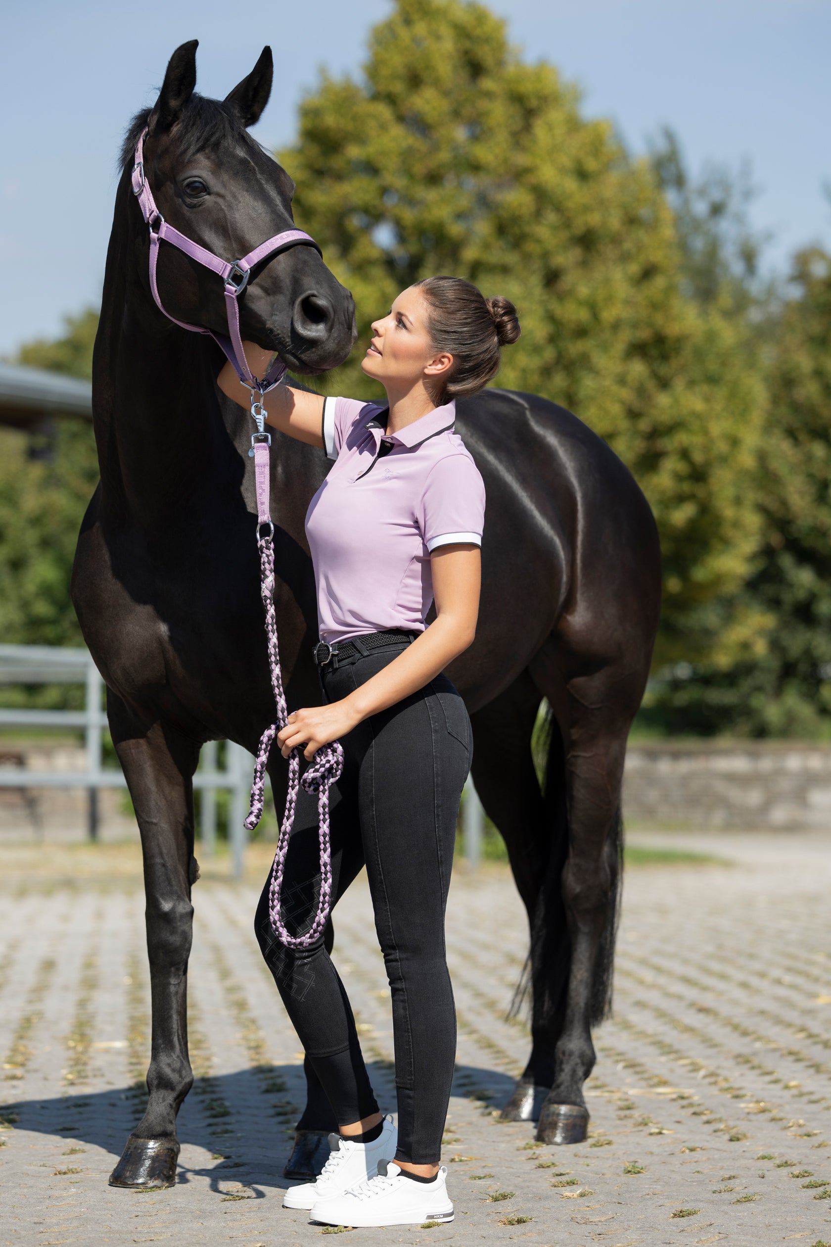 Lead rope -Harbour Island- with snap hook 3700 light lilac / 180 cm