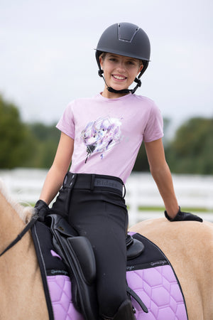 T-shirt -Hailey- 3700 light lilac / EU176/age 14-15