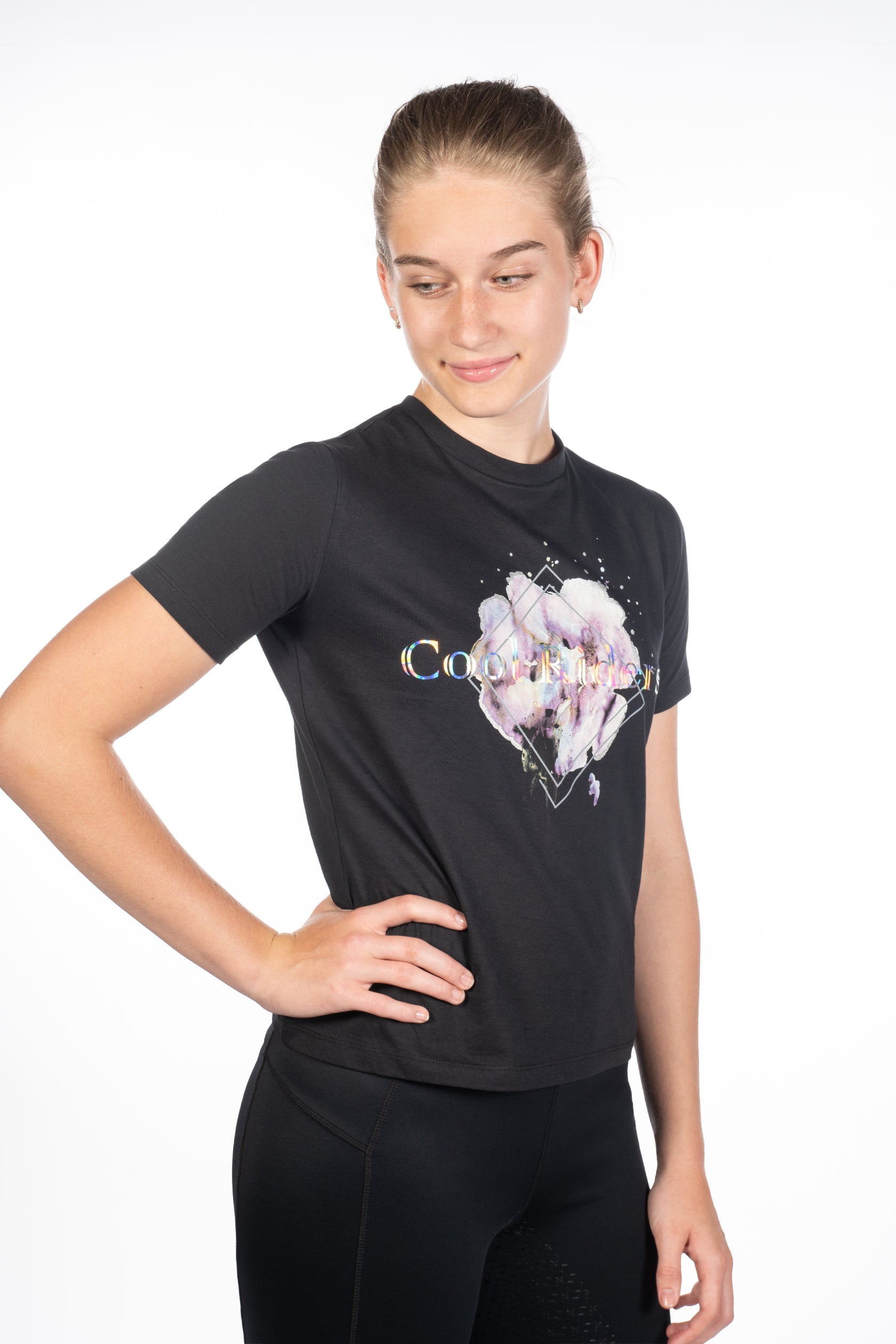 T-shirt -Hailey- 9100 black / EU176/age 14-15