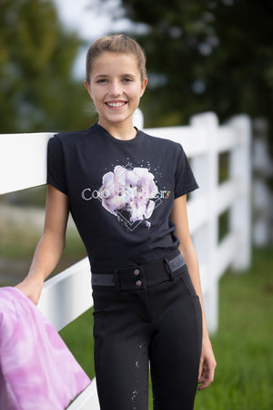 T-shirt -Hailey- 9100 black / EU176/age 14-15