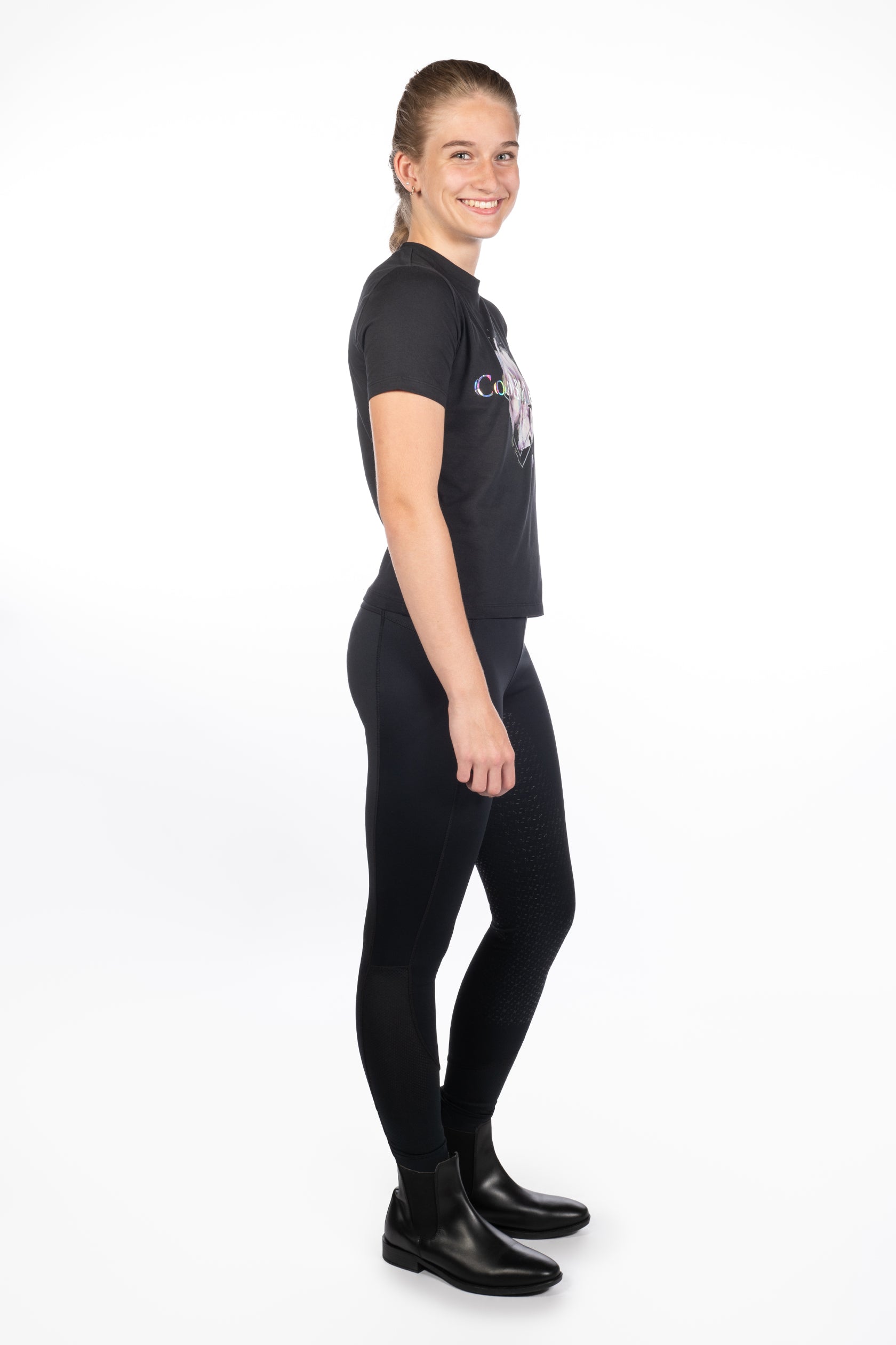 T-shirt -Hailey- 9100 black / EU176/age 14-15