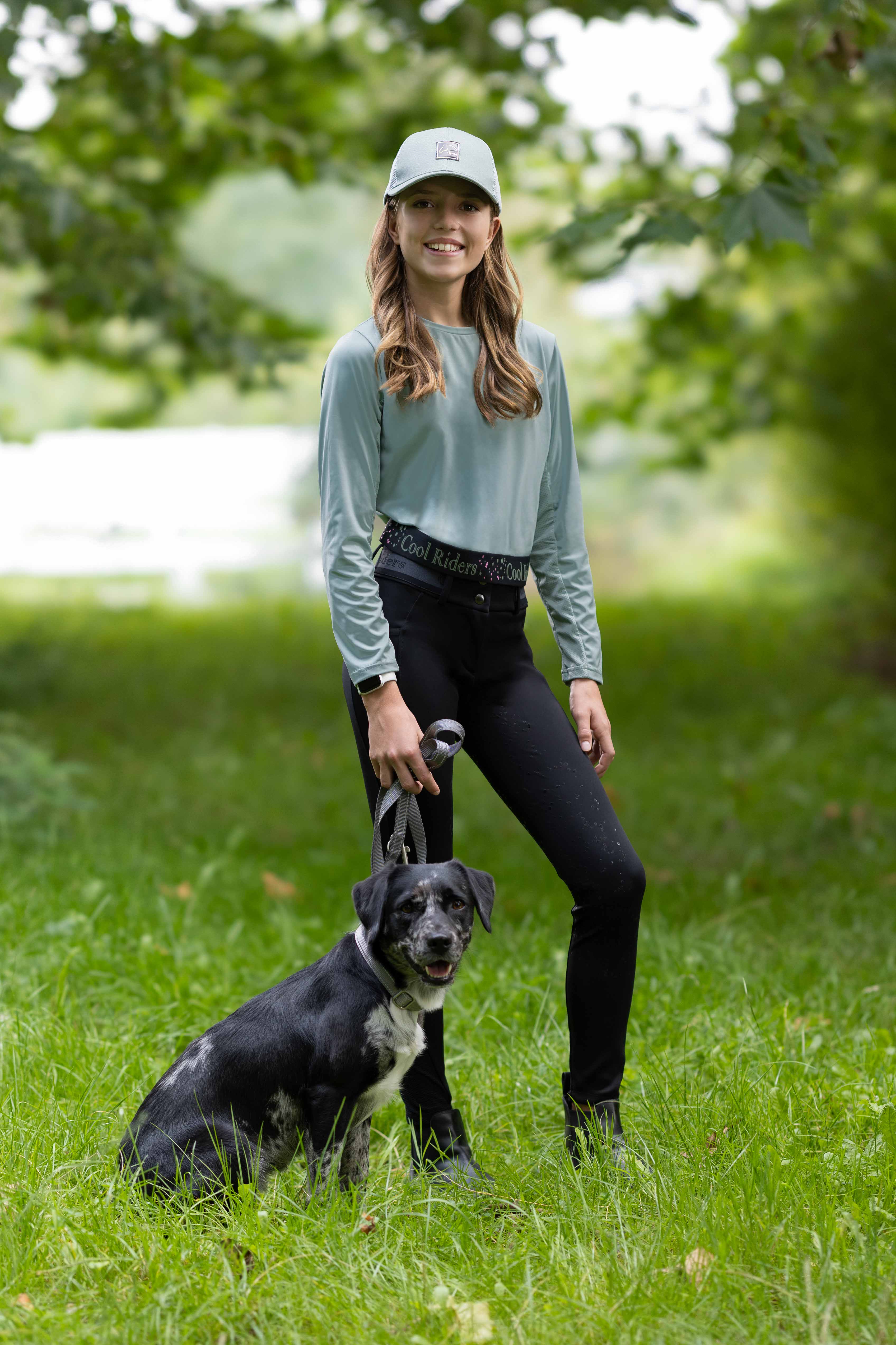 Functional shirt -Hailey- 5412 sage / EU146-152/age 9-11