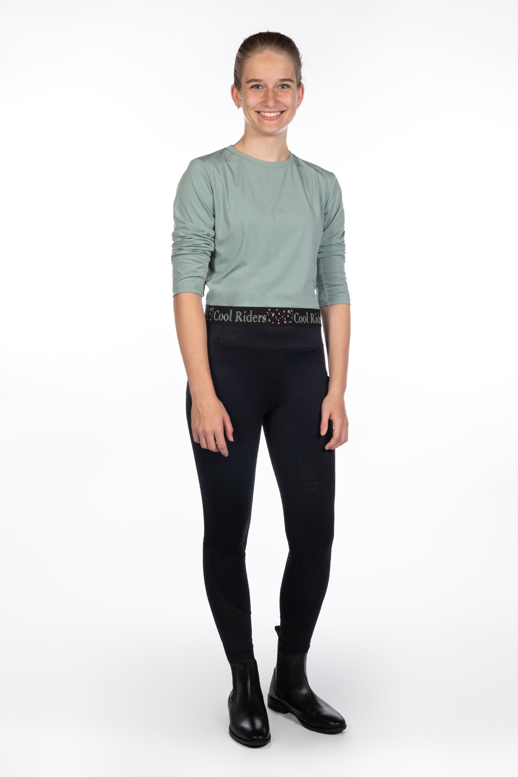 Functional shirt -Hailey- 5412 sage / EU146-152/age 9-11