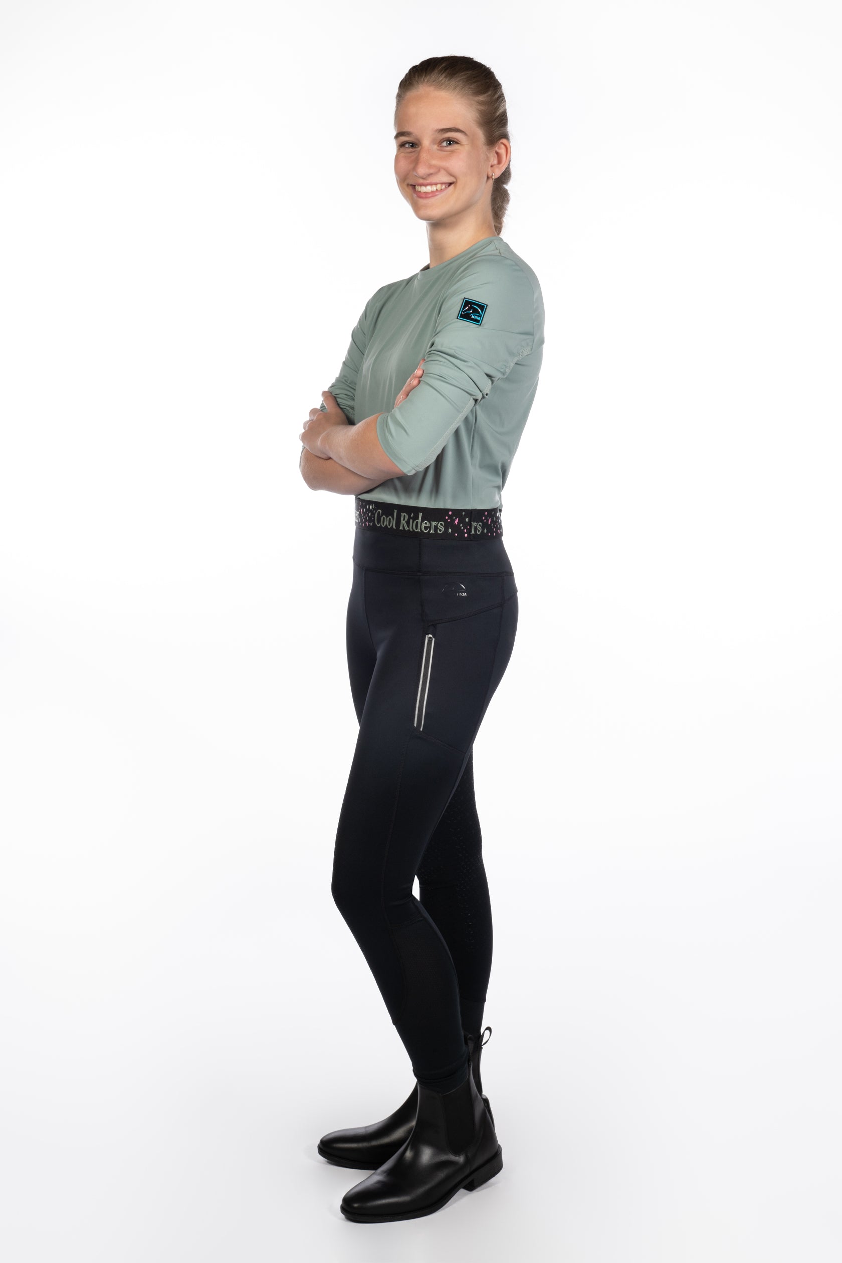 Functional shirt -Hailey- 5412 sage / EU146-152/age 9-11