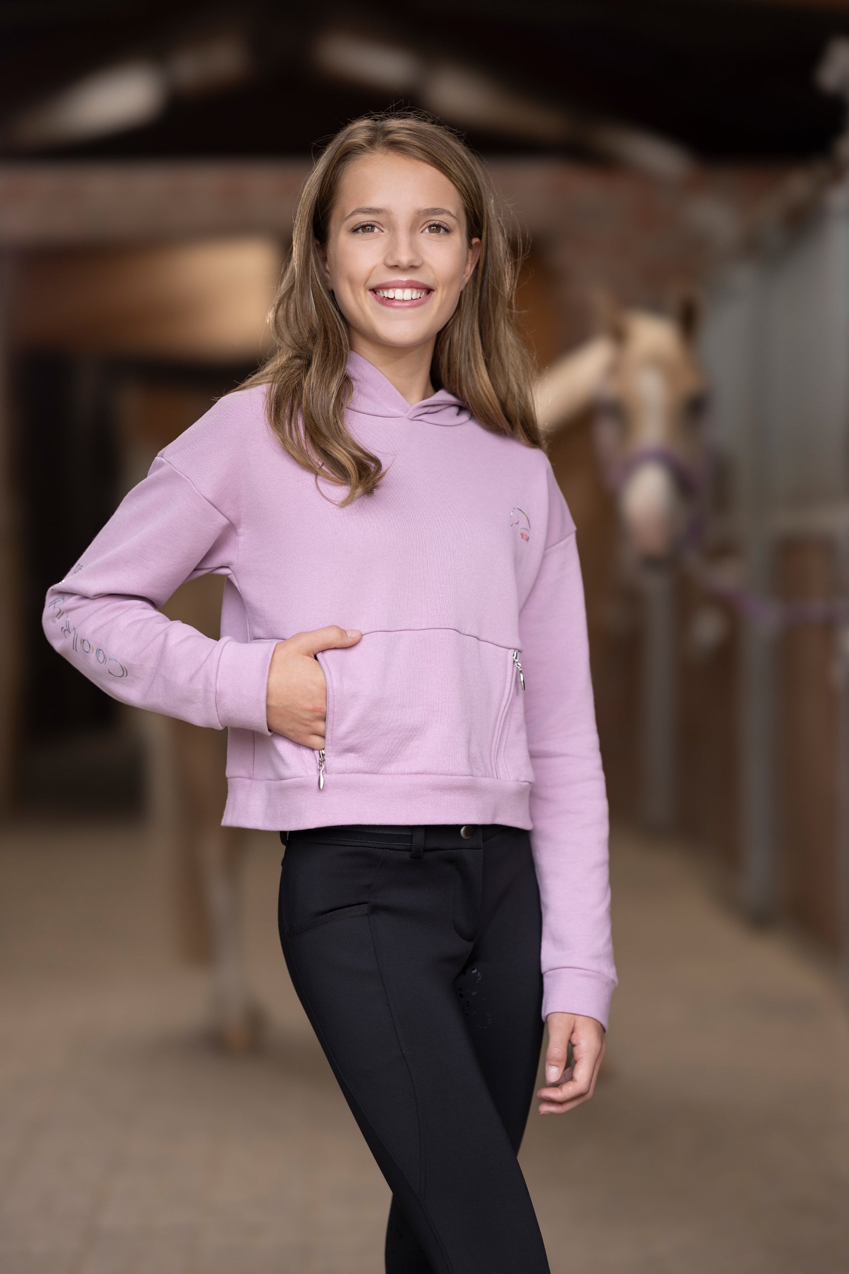 Hoody -Hailey- 3700 light lilac / EU146-152/age 9-11