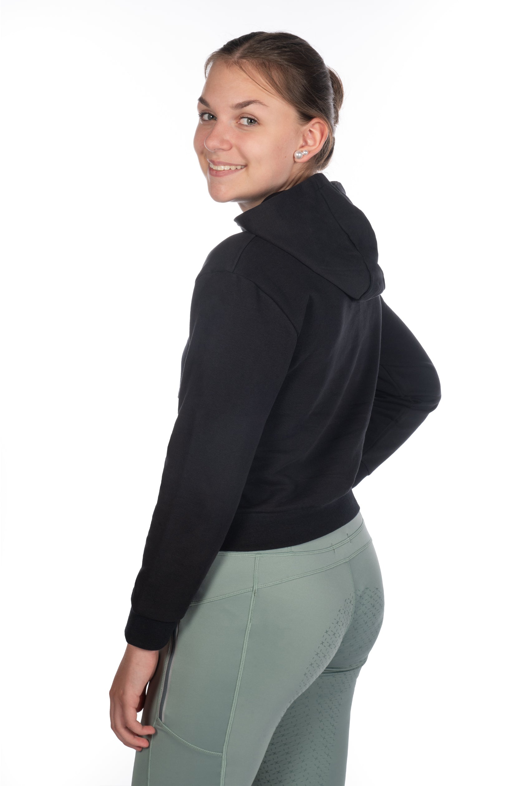 Hoody -Hailey- 9100 black / EU146-152/age 9-11