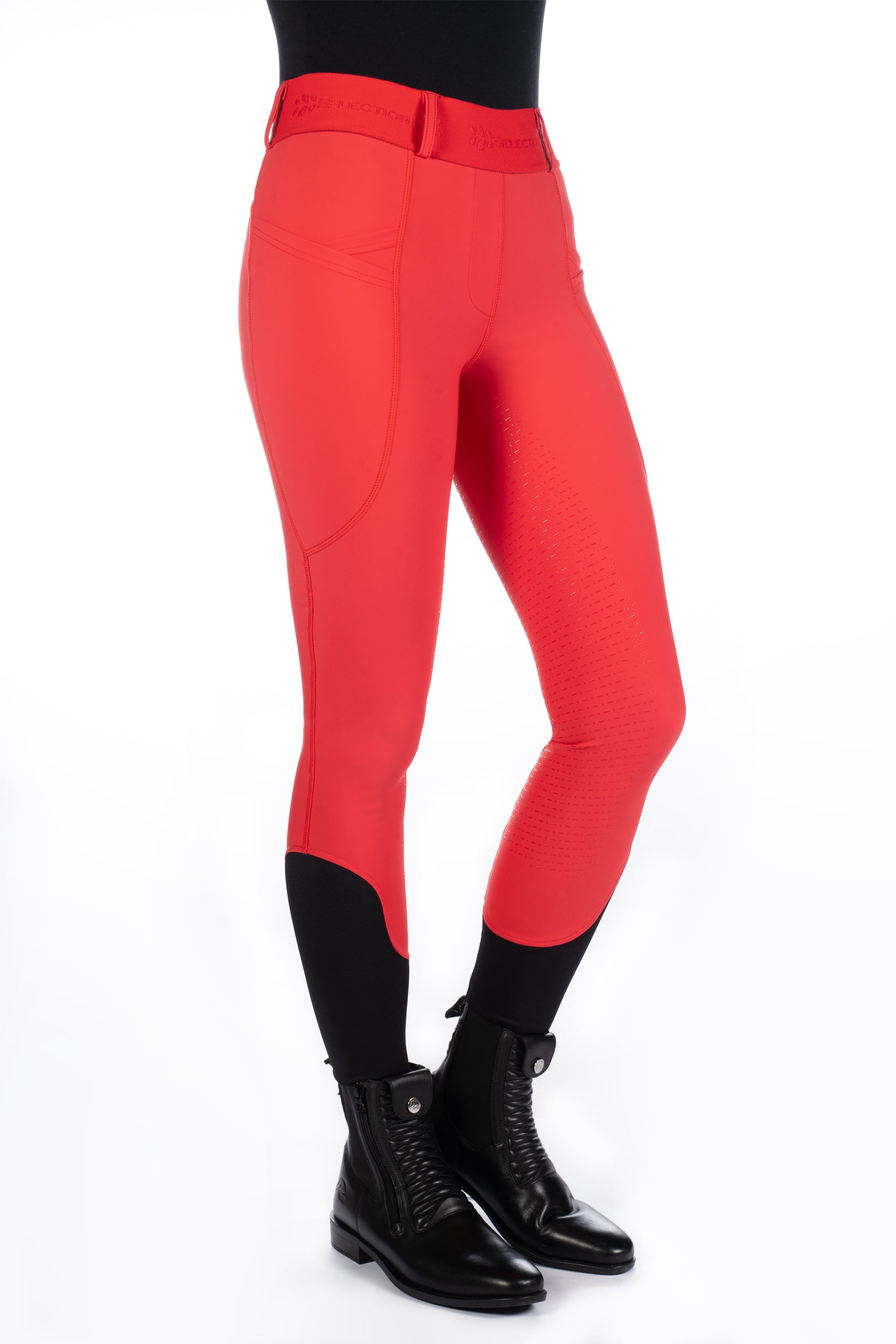 Riding leggings -Aruba- silicone full seat 3000 red / EU44/46/UK34/36/US32/34