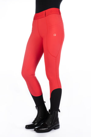 Riding leggings -Aruba- silicone full seat 3000 red / EU44/46/UK34/36/US32/34