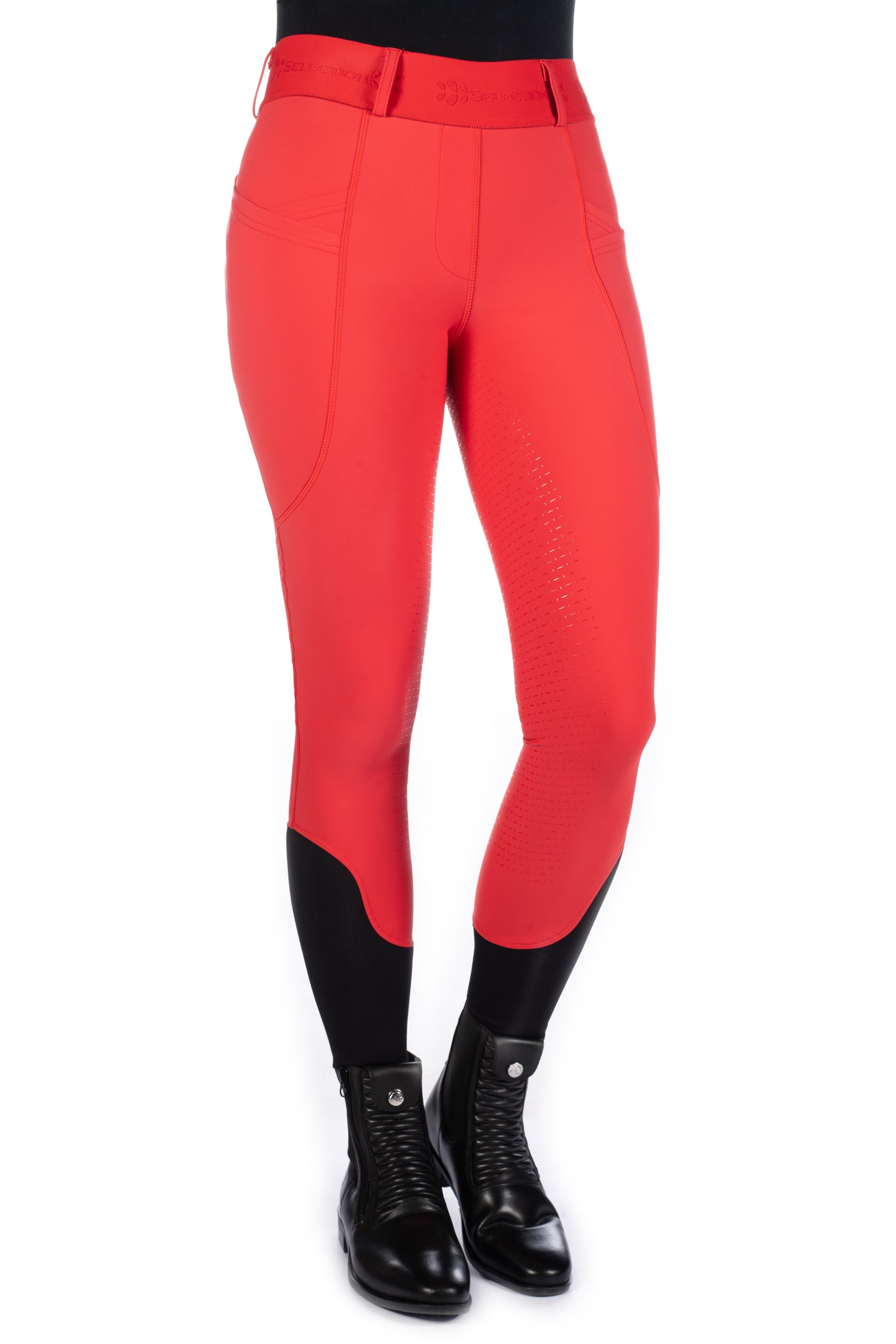 Riding leggings -Aruba- silicone full seat 3000 red / EU44/46/UK34/36/US32/34