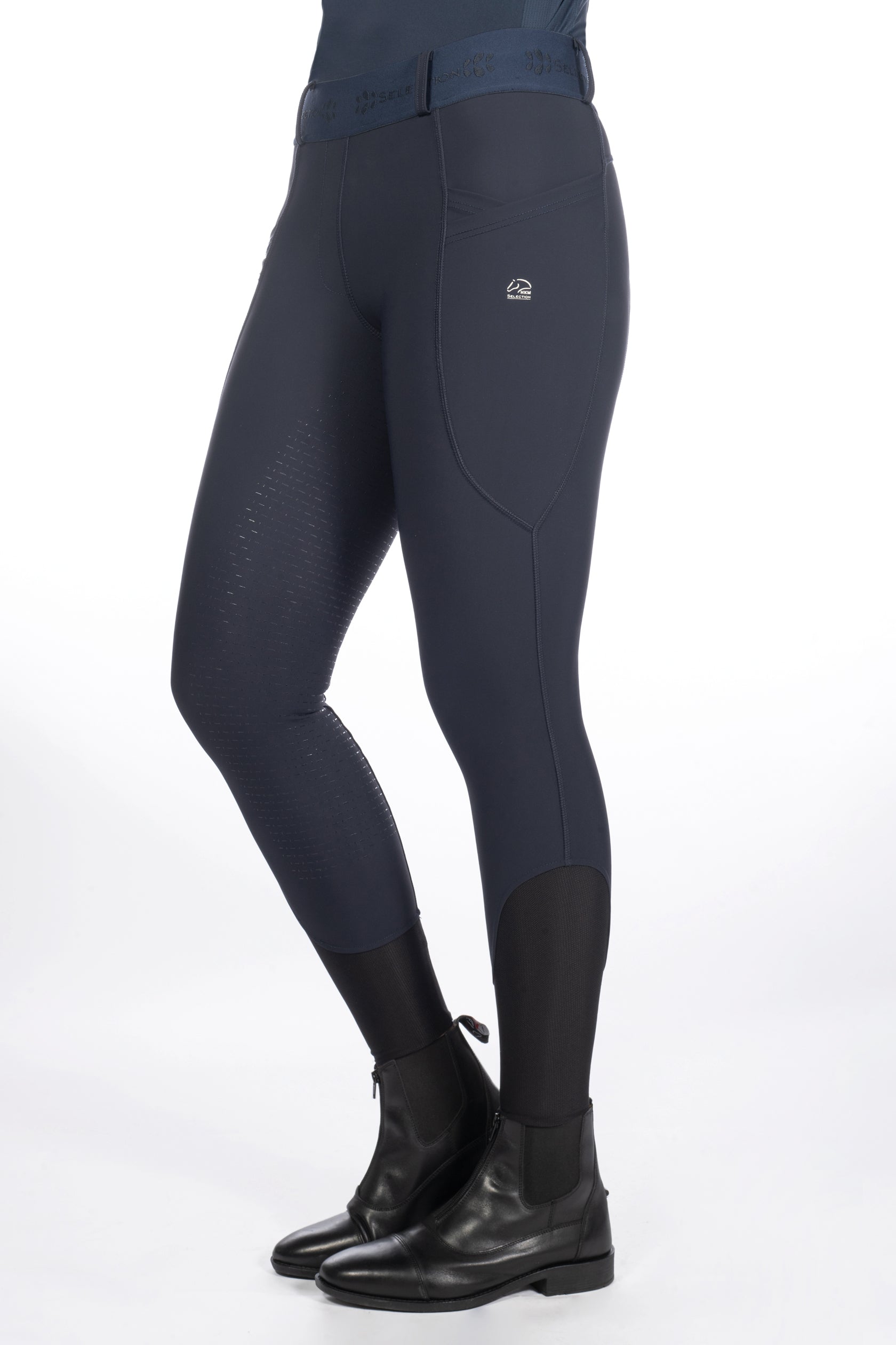 Riding leggings -Aruba- silicone full seat 6900 deep blue / EU44/46/UK34/36/US32/34