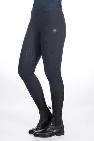 Riding leggings -Aruba- silicone full seat 6900 deep blue / EU44/46/UK34/36/US32/34