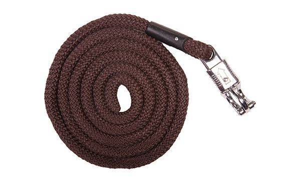 Lead rope Aachen with panic hook 2400 brown / 180 cm